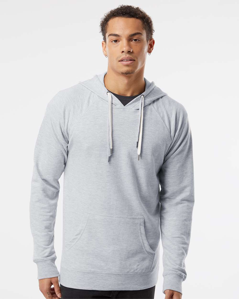 Independent Trading Co.-SS1000-Icon Lightweight Loopback Terry Hooded Sweatshirt - Image 4