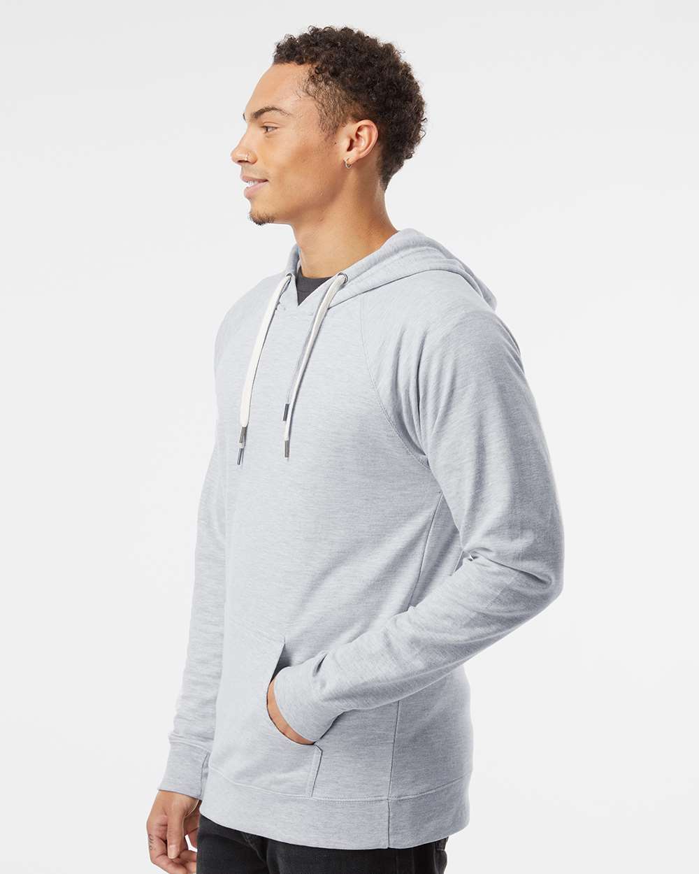 Independent Trading Co.-SS1000-Icon Lightweight Loopback Terry Hooded Sweatshirt - Image 5