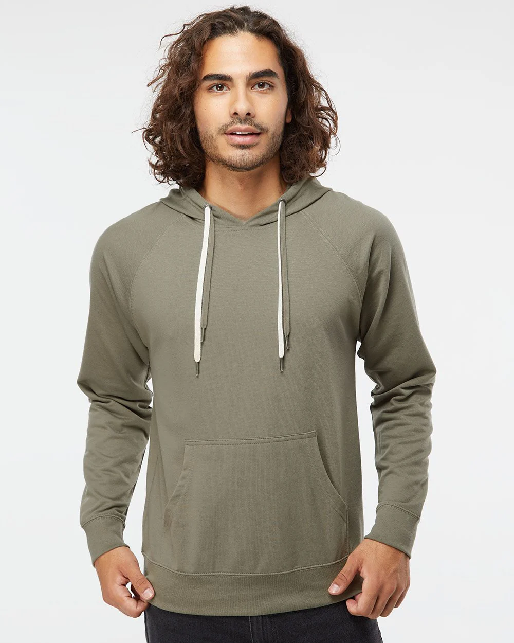 Independent Trading Co.-SS1000-Icon Lightweight Loopback Terry Hooded Sweatshirt - Image 7