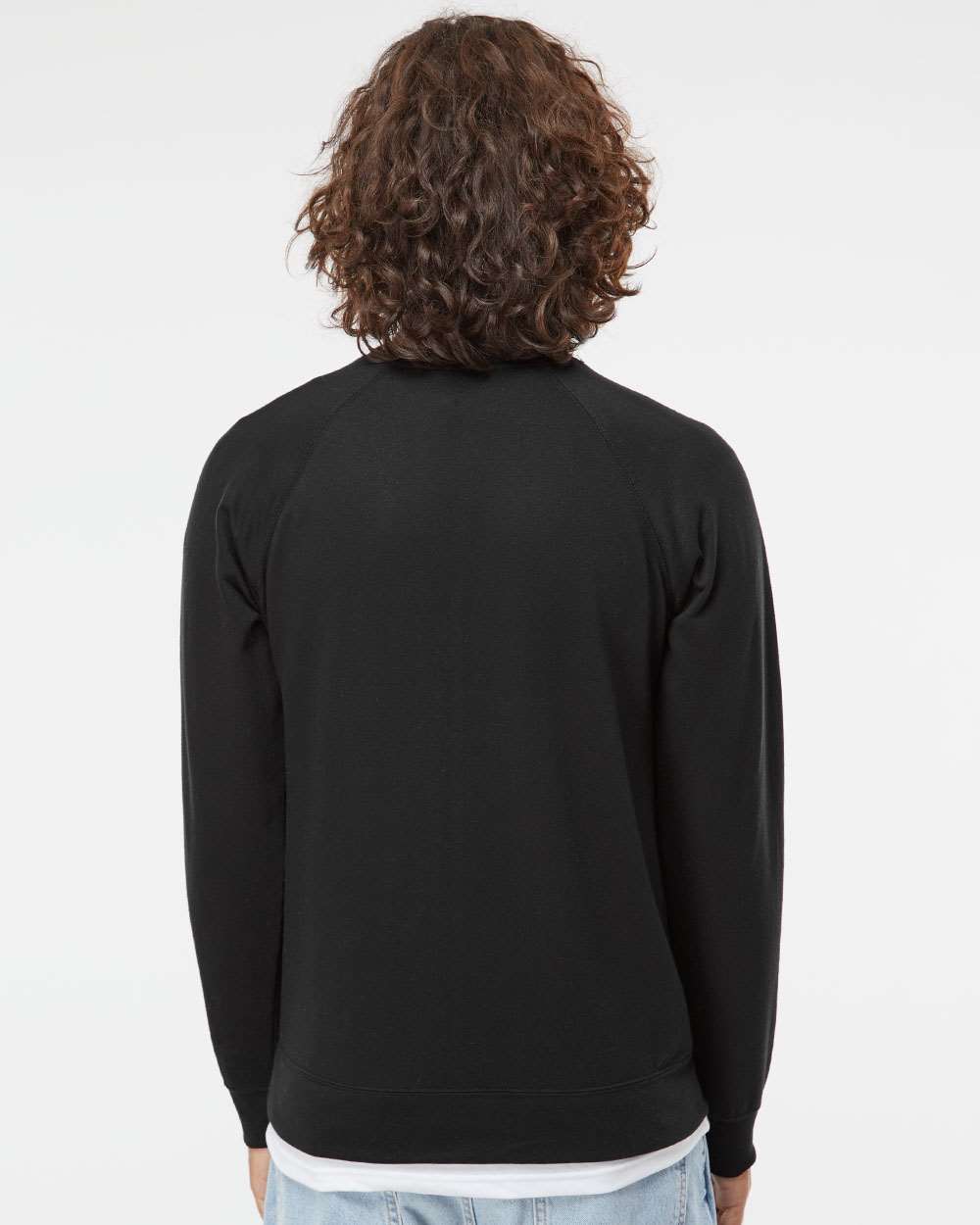 Independent Trading Co.-SS1000C-Icon Lightweight Loopback Terry Crewneck Sweatshirt - Image 13