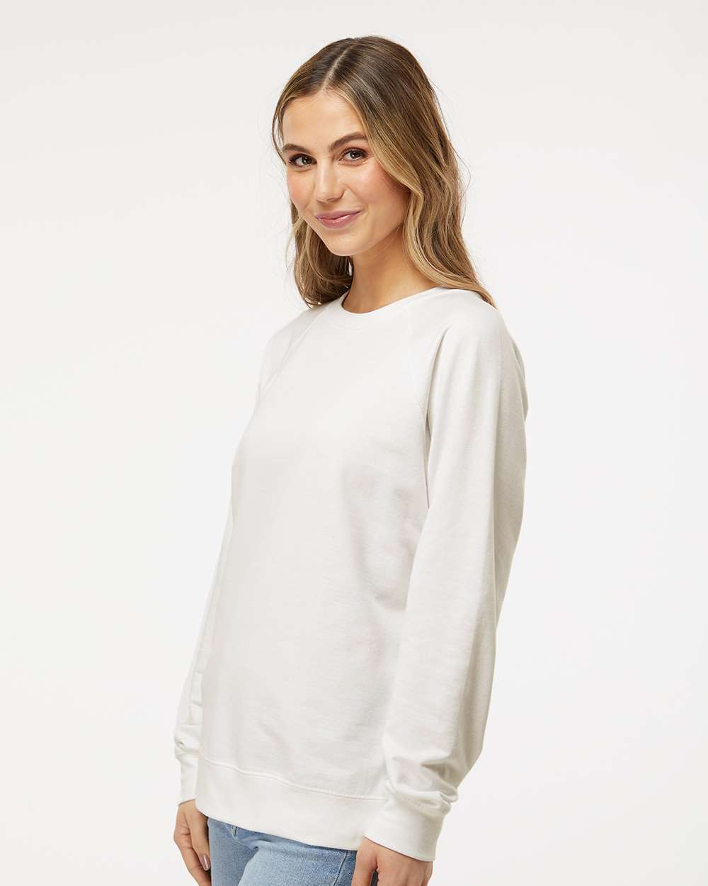 Independent Trading Co.-SS1000C-Icon Lightweight Loopback Terry Crewneck Sweatshirt - Image 18