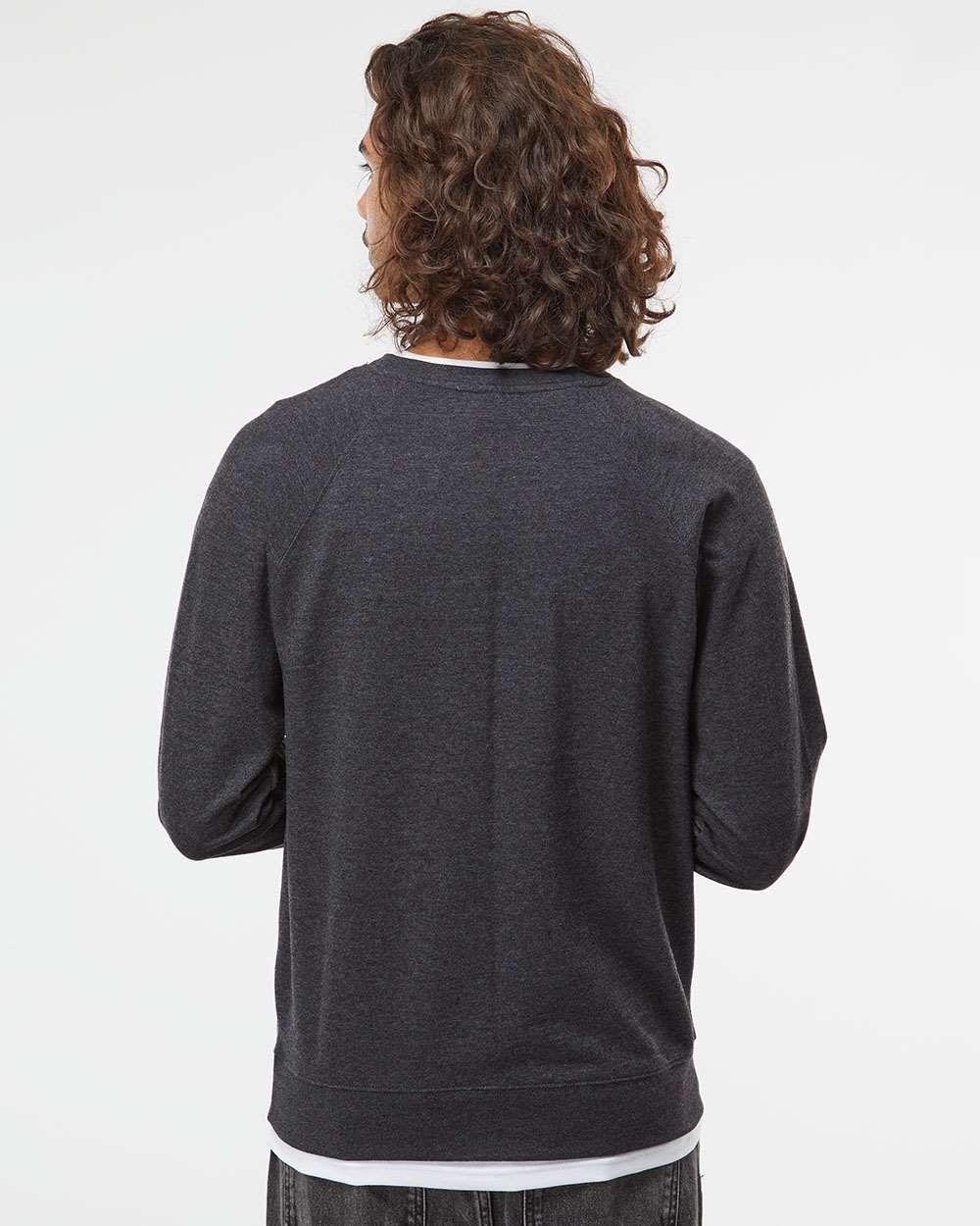 Independent Trading Co.-SS1000C-Icon Lightweight Loopback Terry Crewneck Sweatshirt - Image 25
