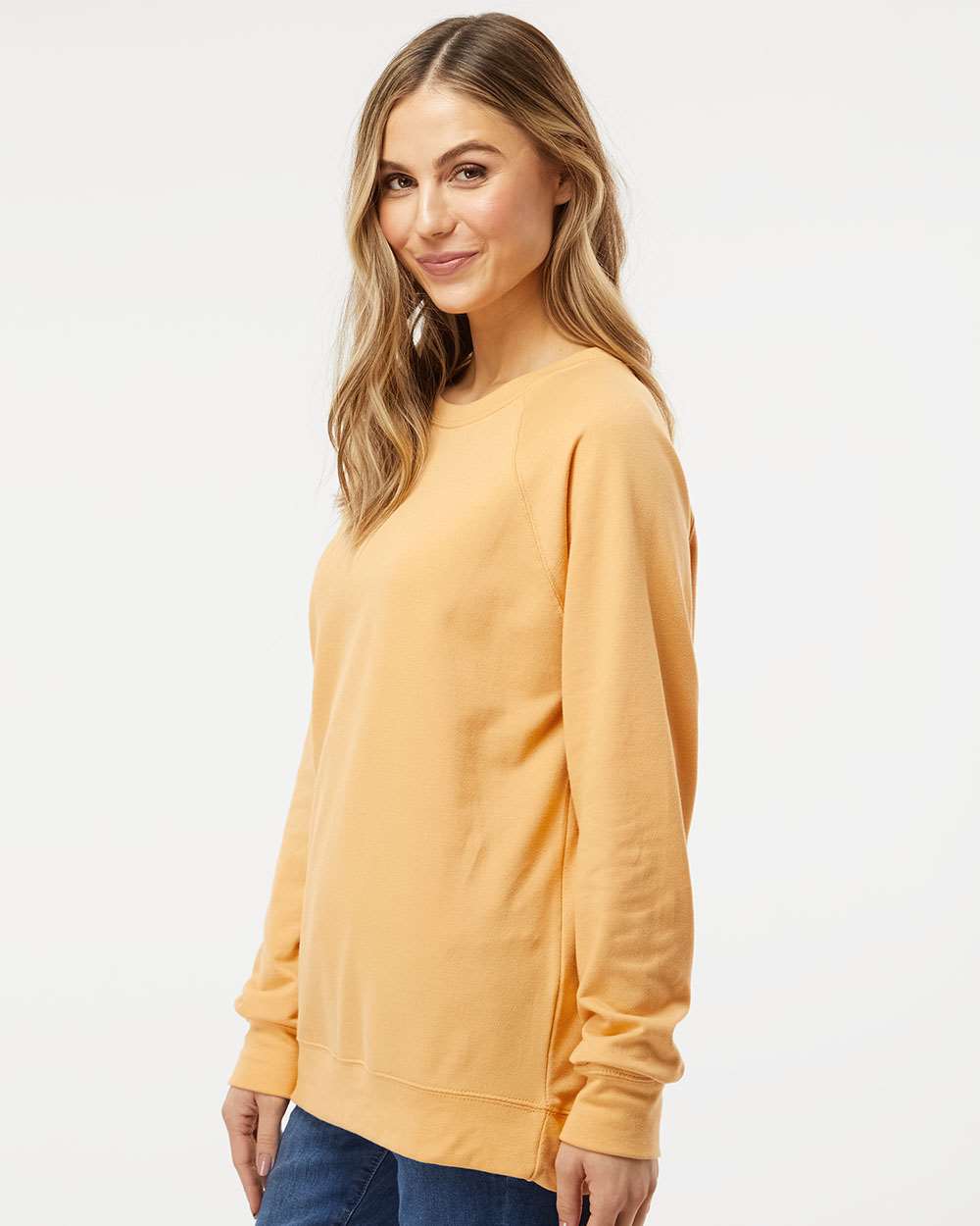 Independent Trading Co.-SS1000C-Icon Lightweight Loopback Terry Crewneck Sweatshirt - Image 30