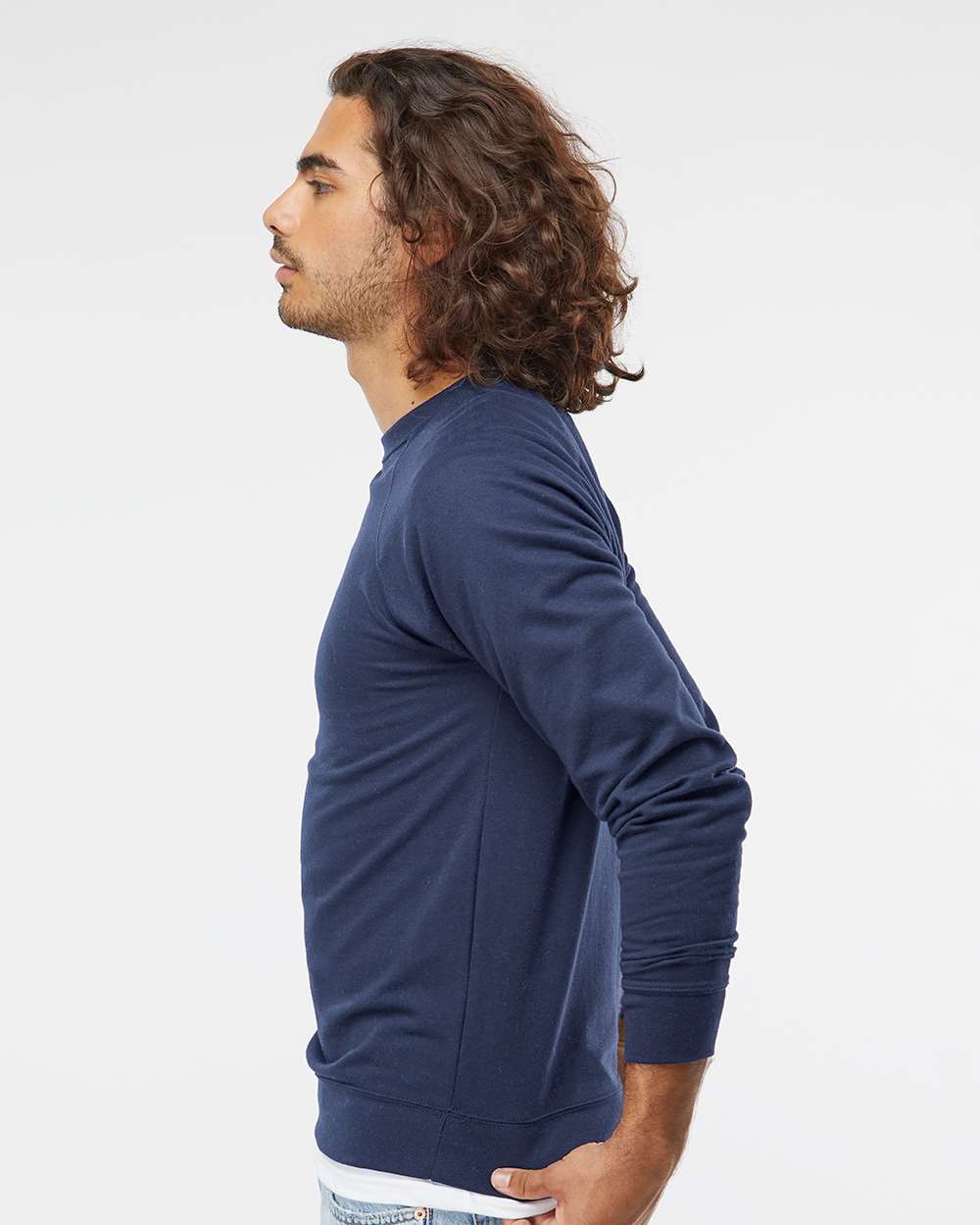 Independent Trading Co.-SS1000C-Icon Lightweight Loopback Terry Crewneck Sweatshirt - Image 36