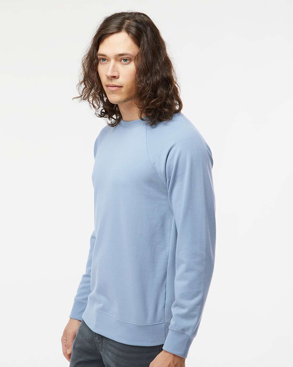 Independent Trading Co.-SS1000C-Icon Lightweight Loopback Terry Crewneck Sweatshirt - Image 42