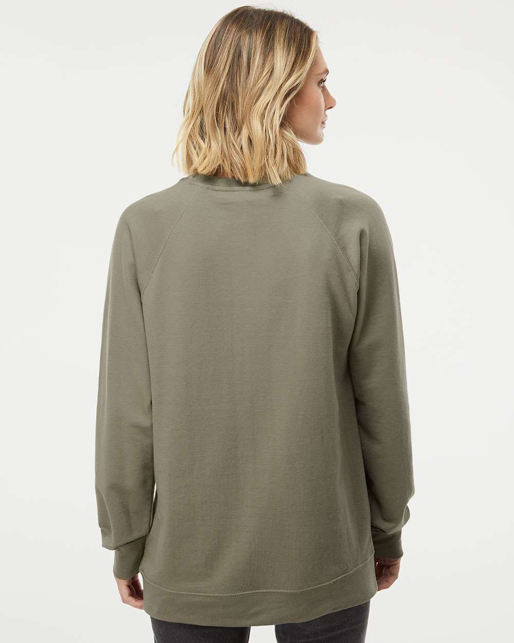 Independent Trading Co.-SS1000C-Icon Lightweight Loopback Terry Crewneck Sweatshirt - Image 49
