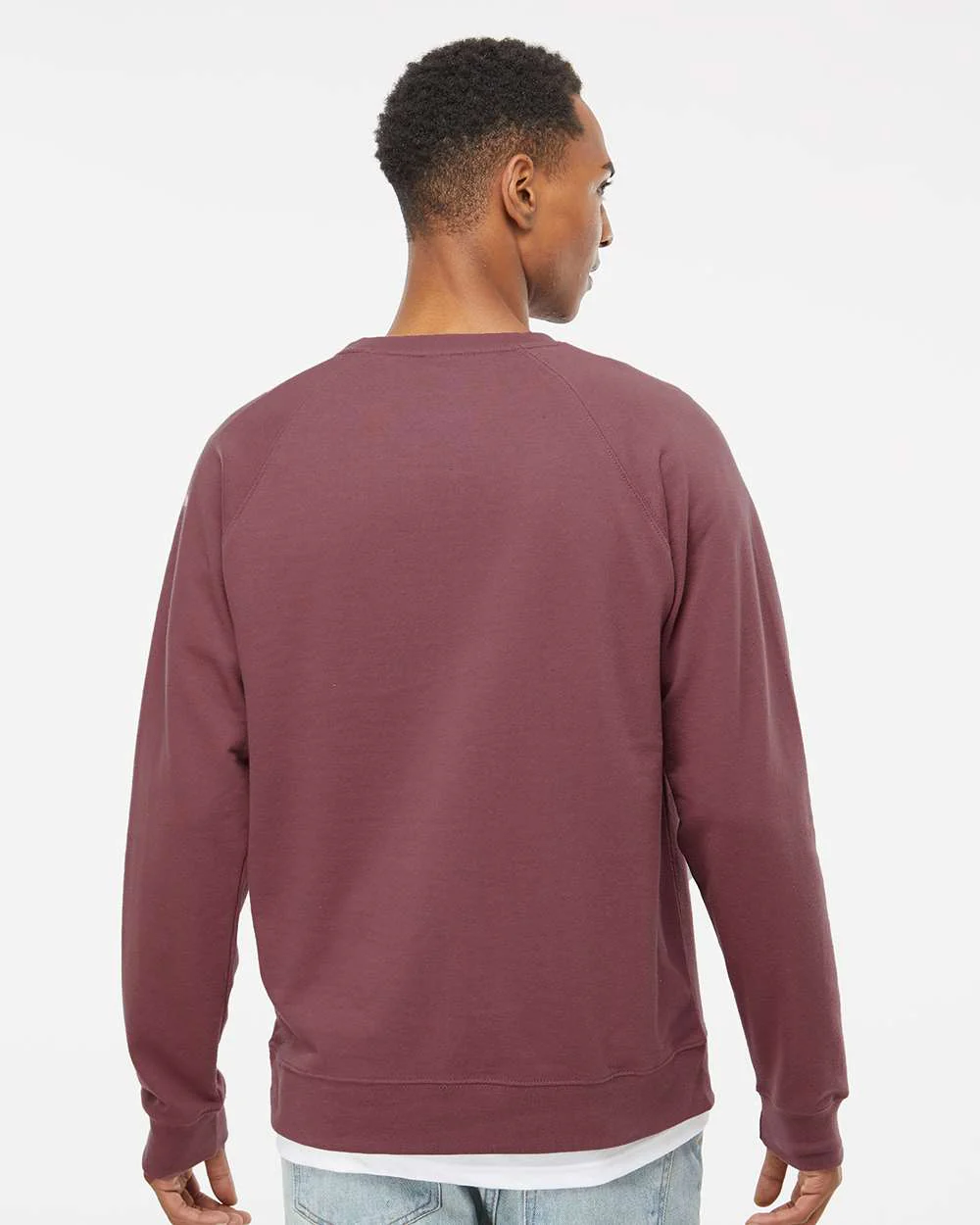 Independent Trading Co.-SS1000C-Icon Lightweight Loopback Terry Crewneck Sweatshirt - Image 55
