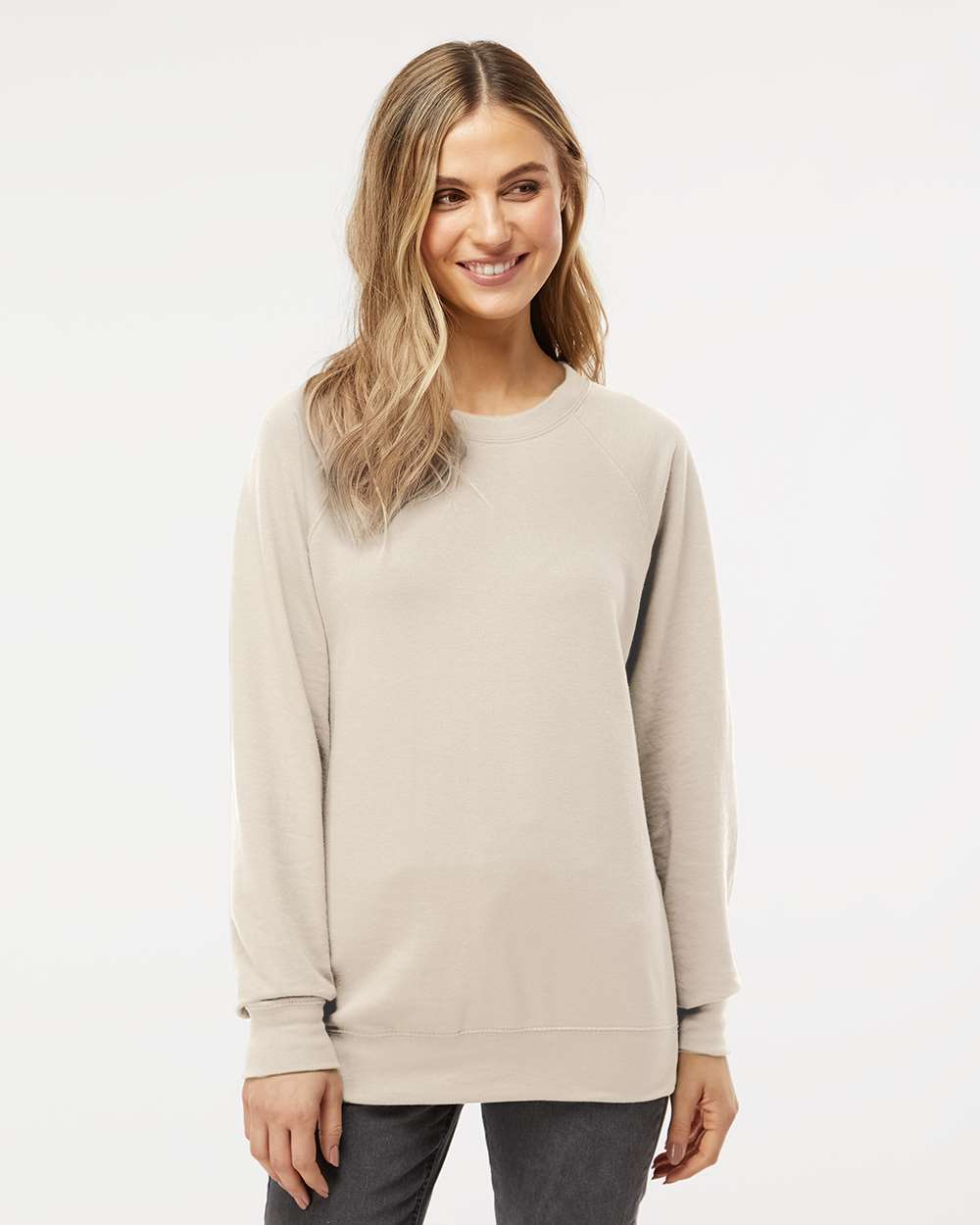 Independent Trading Co.-SS1000C-Icon Lightweight Loopback Terry Crewneck Sweatshirt - Image 65