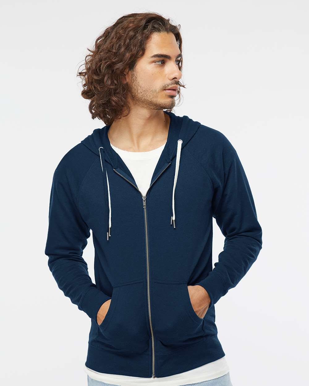 Independent Trading Co.-SS1000Z-Icon Lightweight Loopback Terry Full-Zip Hooded Sweatshirt - Image 32