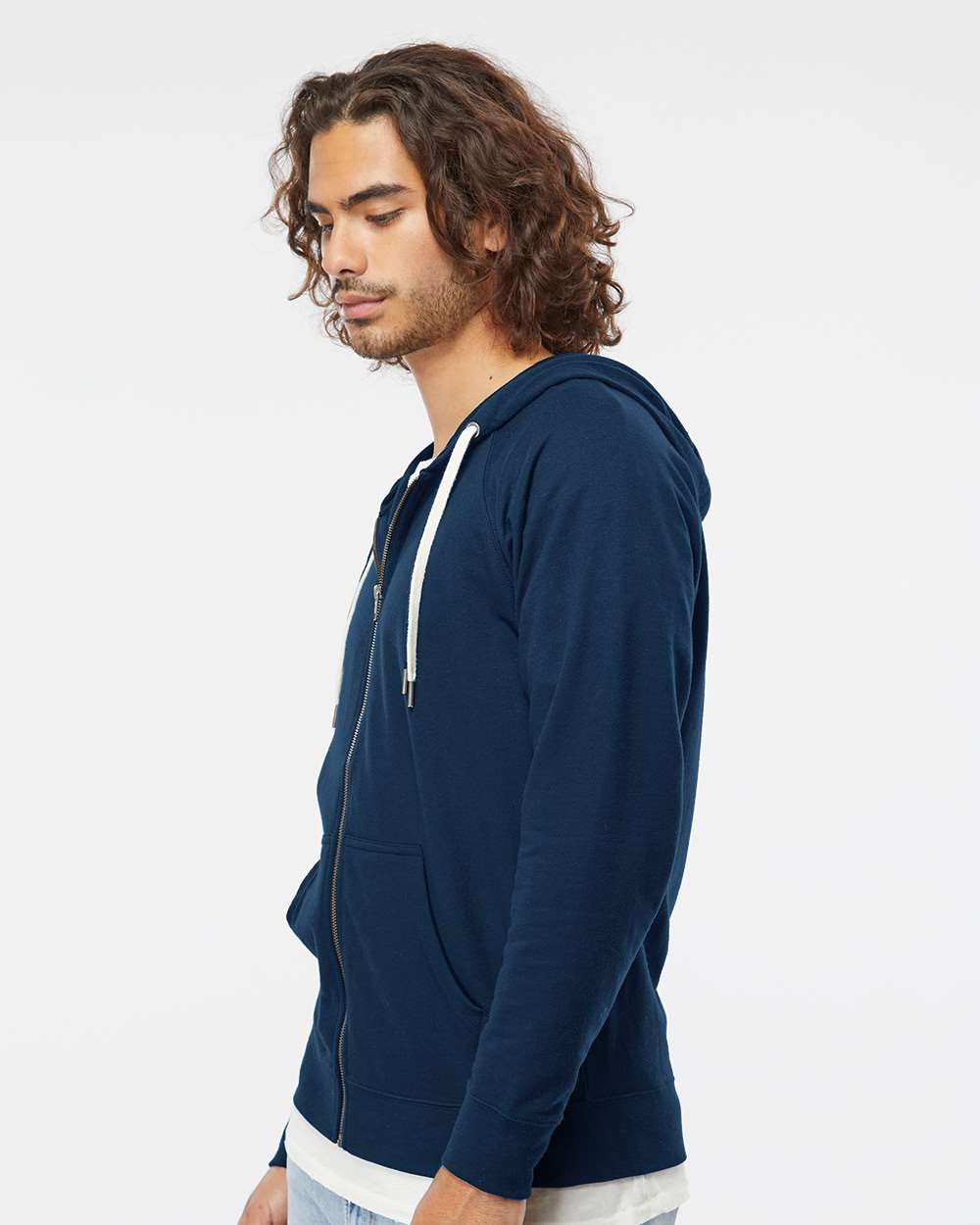 Independent Trading Co.-SS1000Z-Icon Lightweight Loopback Terry Full-Zip Hooded Sweatshirt - Image 33