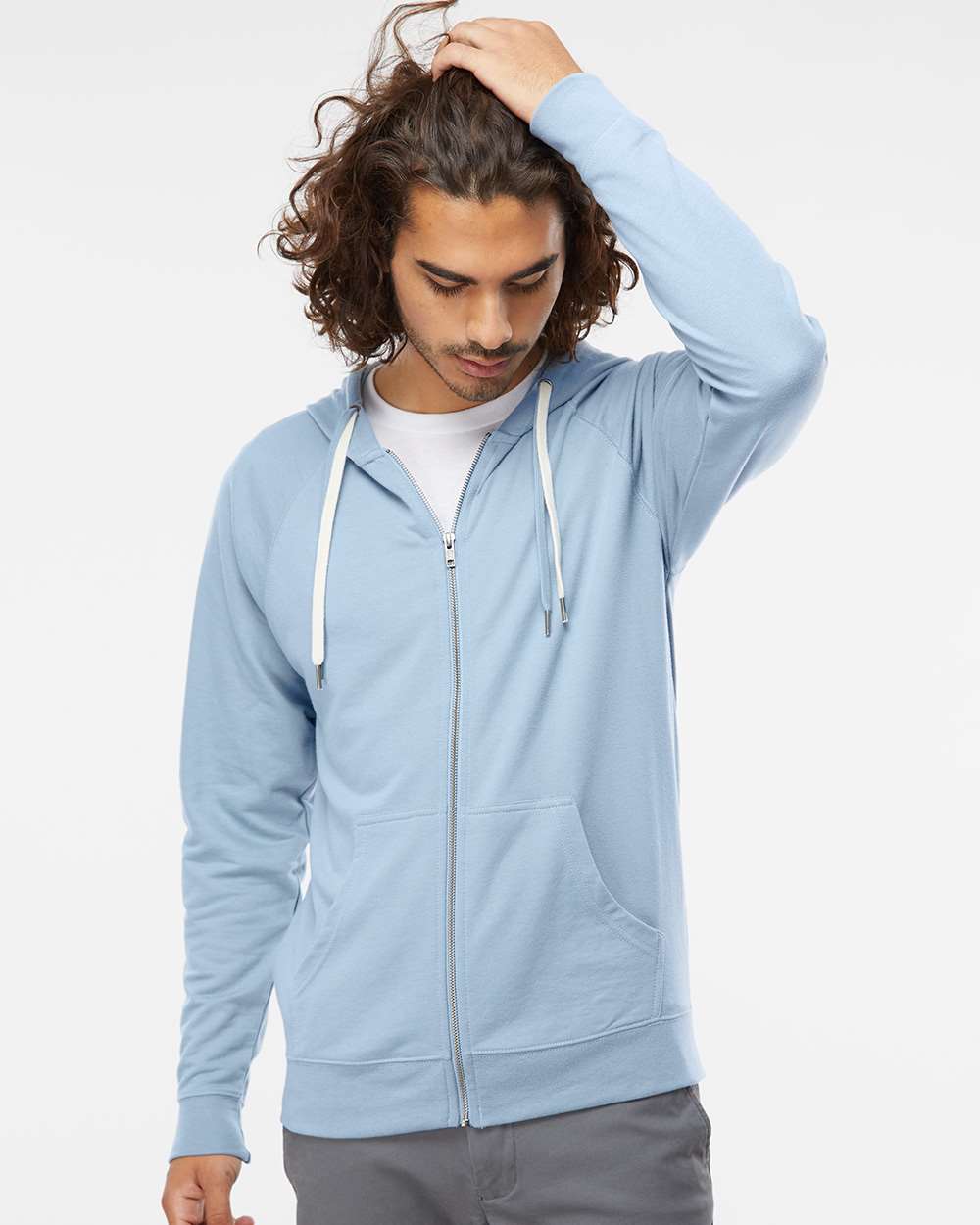 Independent Trading Co.-SS1000Z-Icon Lightweight Loopback Terry Full-Zip Hooded Sweatshirt - Image 38