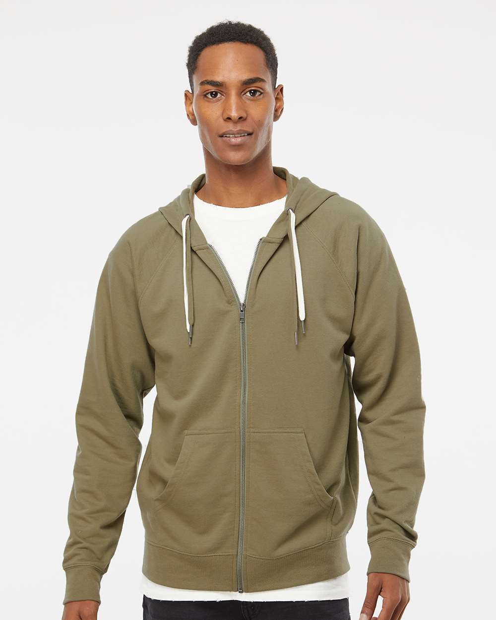 Independent Trading Co.-SS1000Z-Icon Lightweight Loopback Terry Full-Zip Hooded Sweatshirt - Image 44