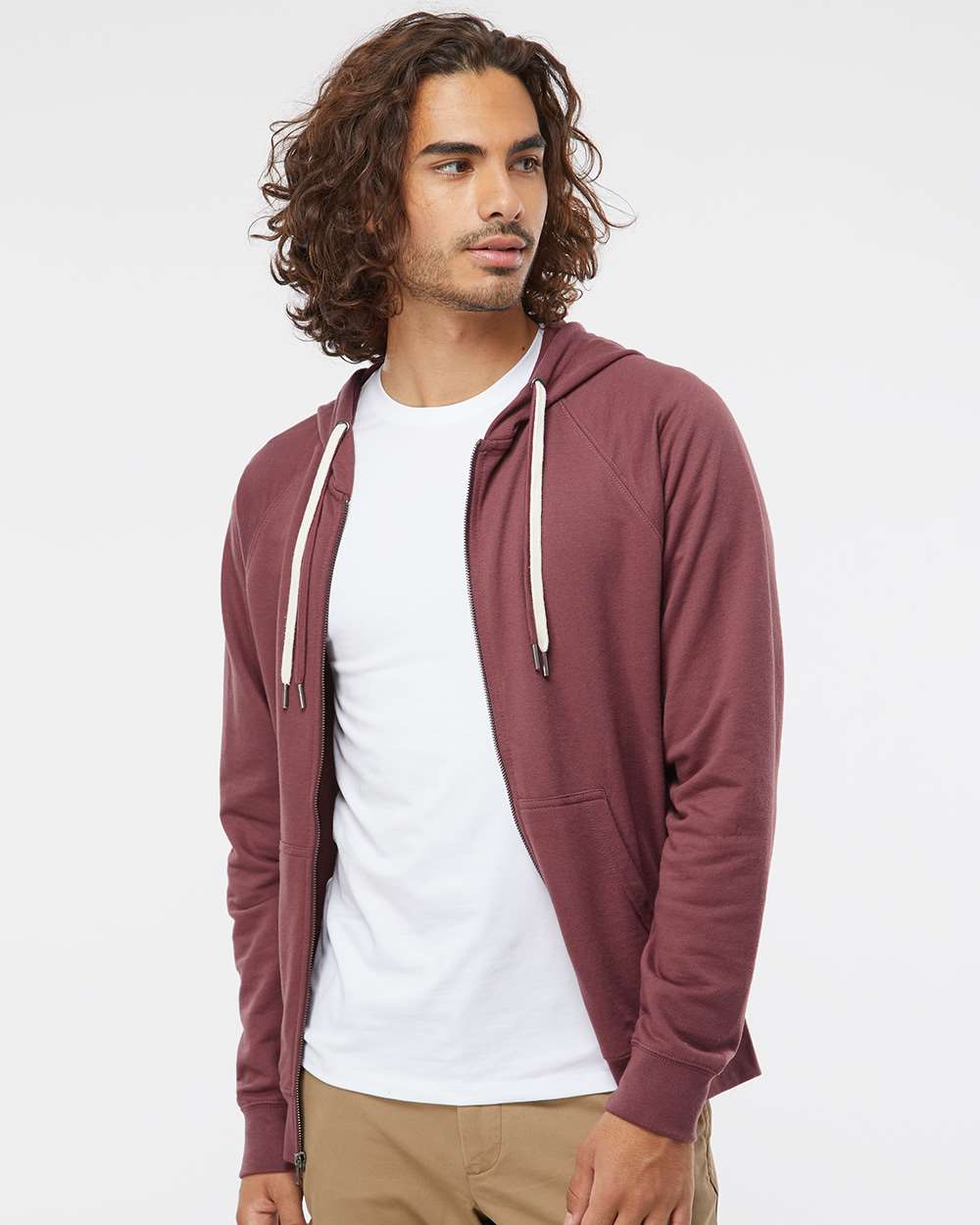 Independent Trading Co.-SS1000Z-Icon Lightweight Loopback Terry Full-Zip Hooded Sweatshirt - Image 50