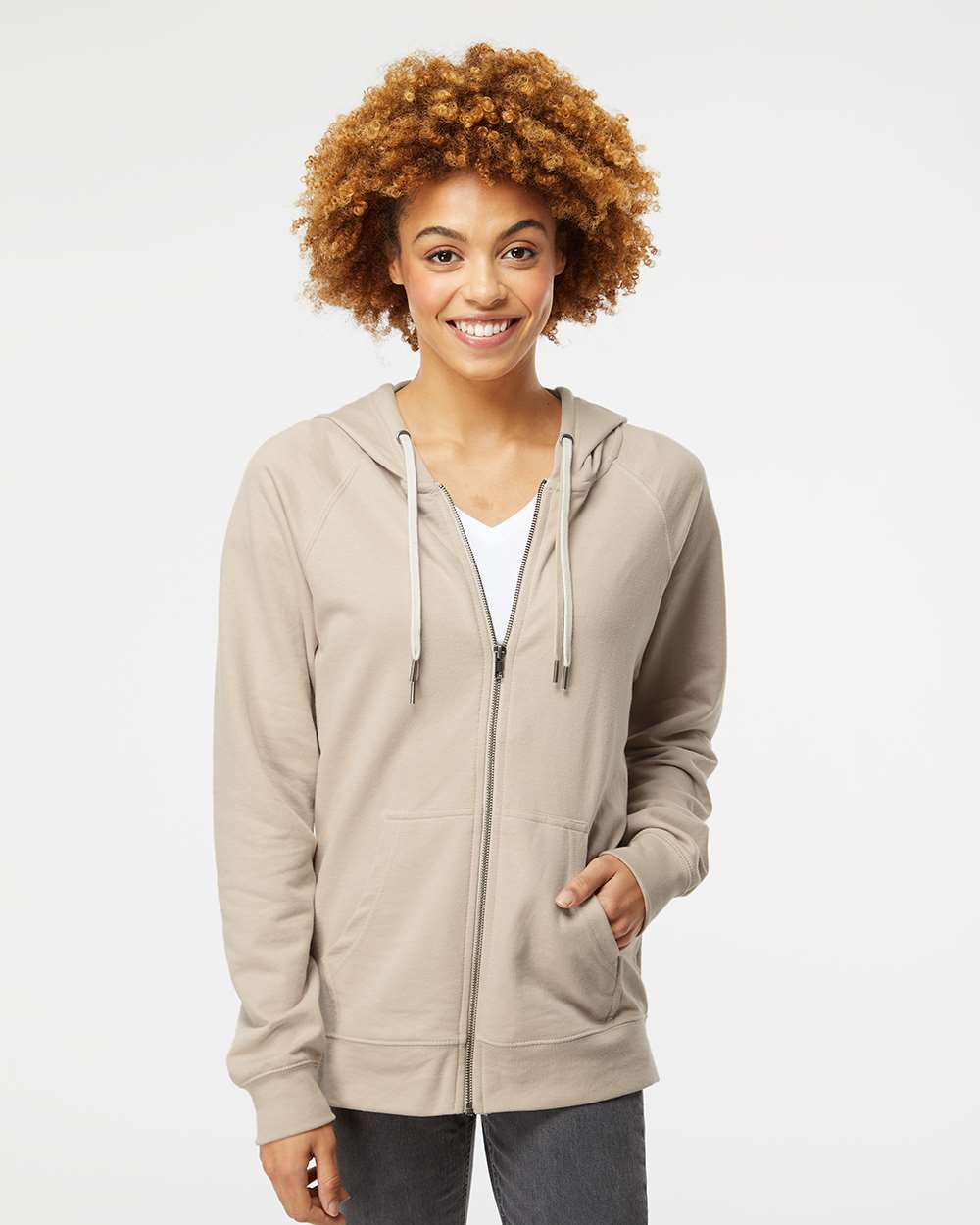 Independent Trading Co.-SS1000Z-Icon Lightweight Loopback Terry Full-Zip Hooded Sweatshirt - Image 56