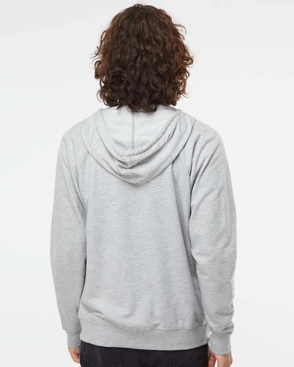 Independent Trading Co.-SS1000Z-Icon Lightweight Loopback Terry Full-Zip Hooded Sweatshirt - Image 6