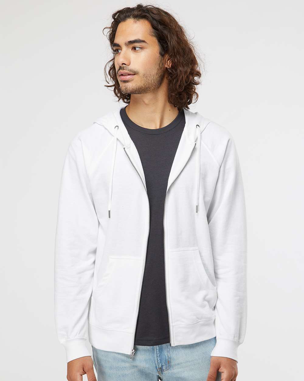 Independent Trading Co.-SS1000Z-Icon Lightweight Loopback Terry Full-Zip Hooded Sweatshirt - Image 62