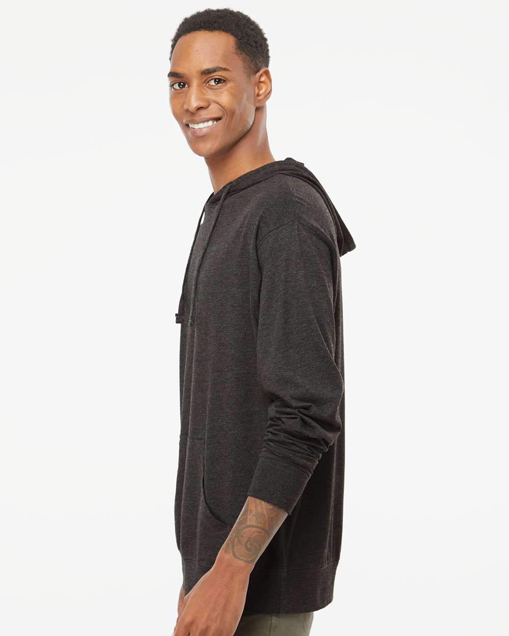 Independent Trading Co.-SS150J-Lightweight Hooded Pullover T-Shirt - Image 12