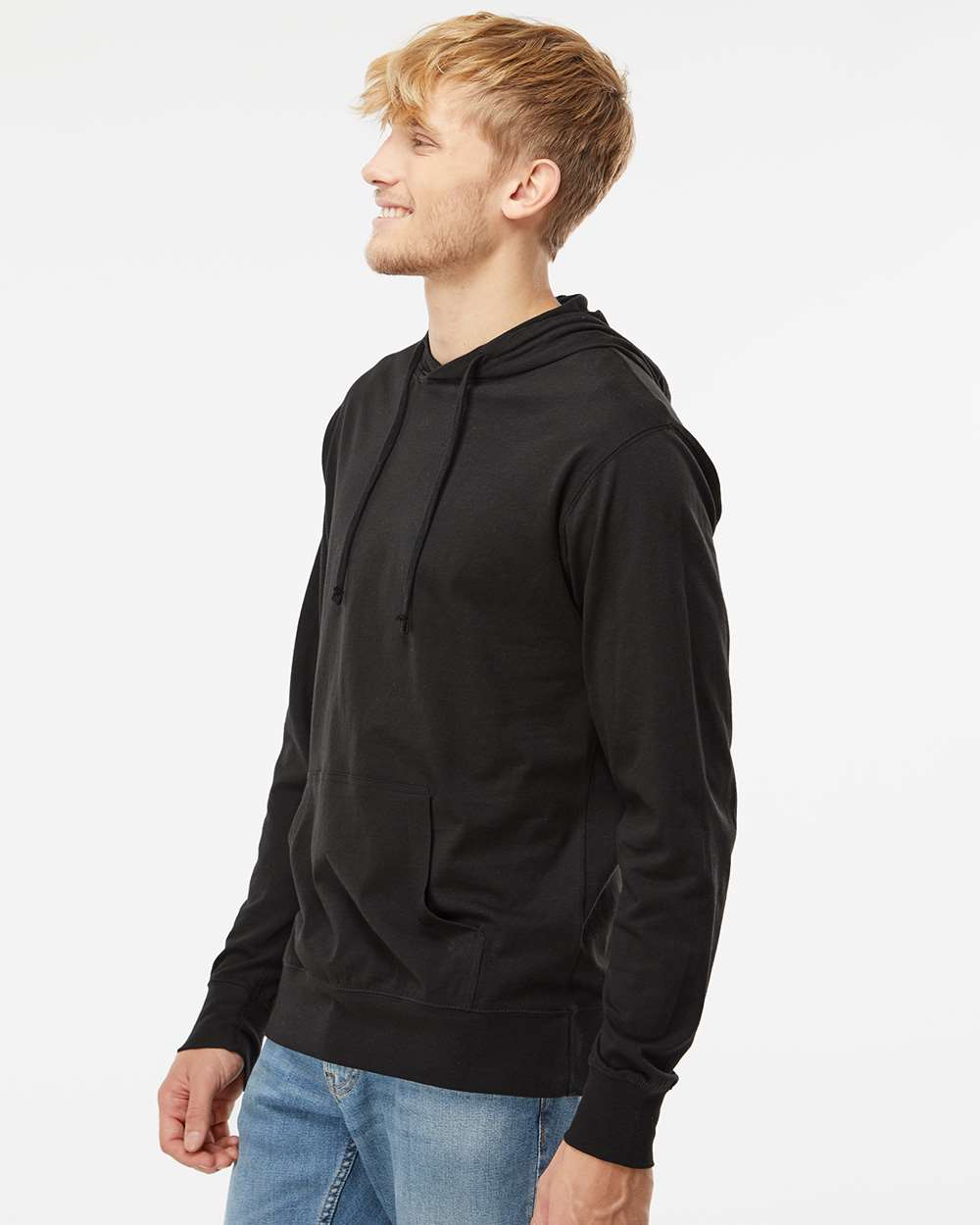 Independent Trading Co.-SS150J-Lightweight Hooded Pullover T-Shirt - Image 5