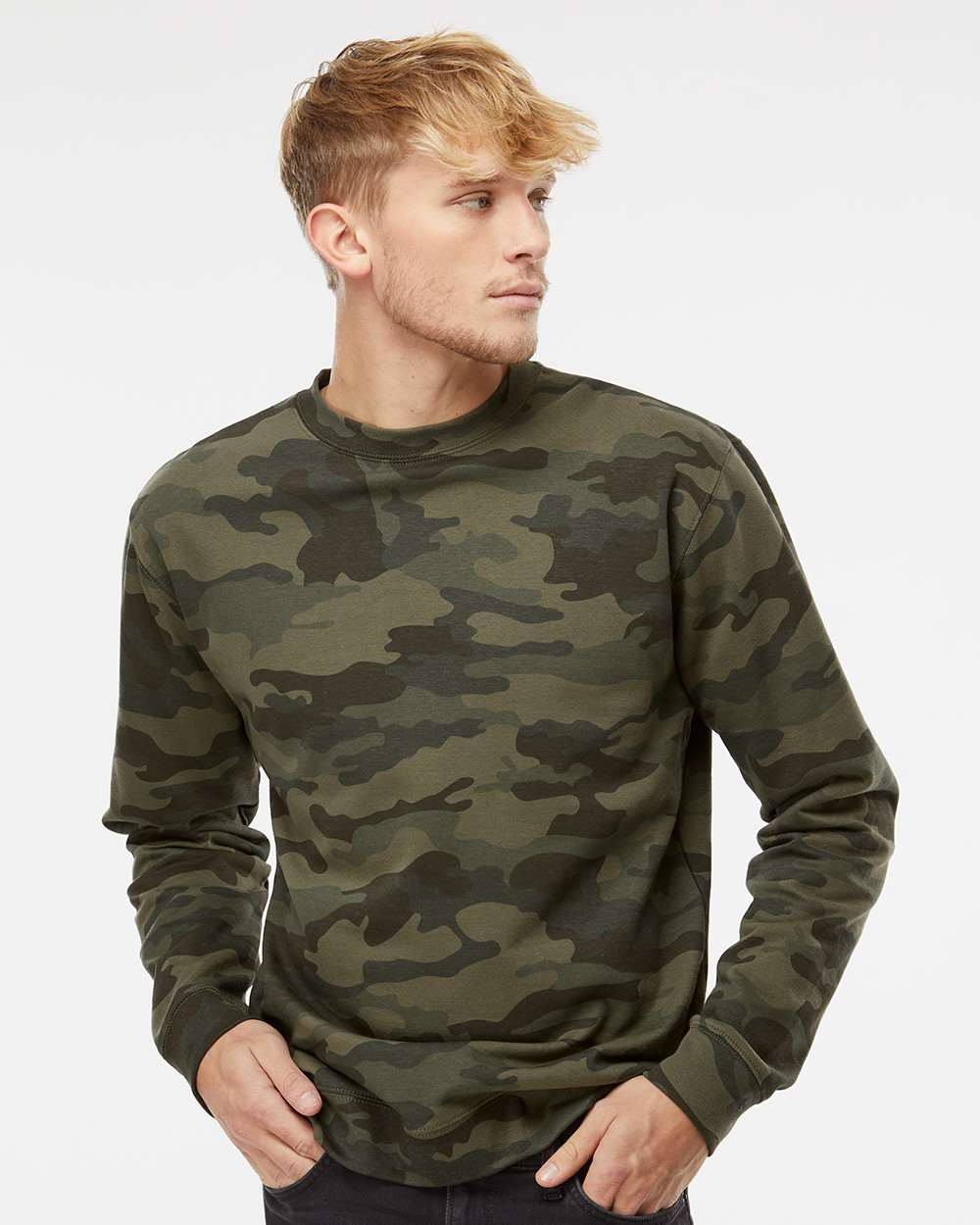 Independent Trading Co.-SS3000-Midweight Crewneck Sweatshirt - Image 53
