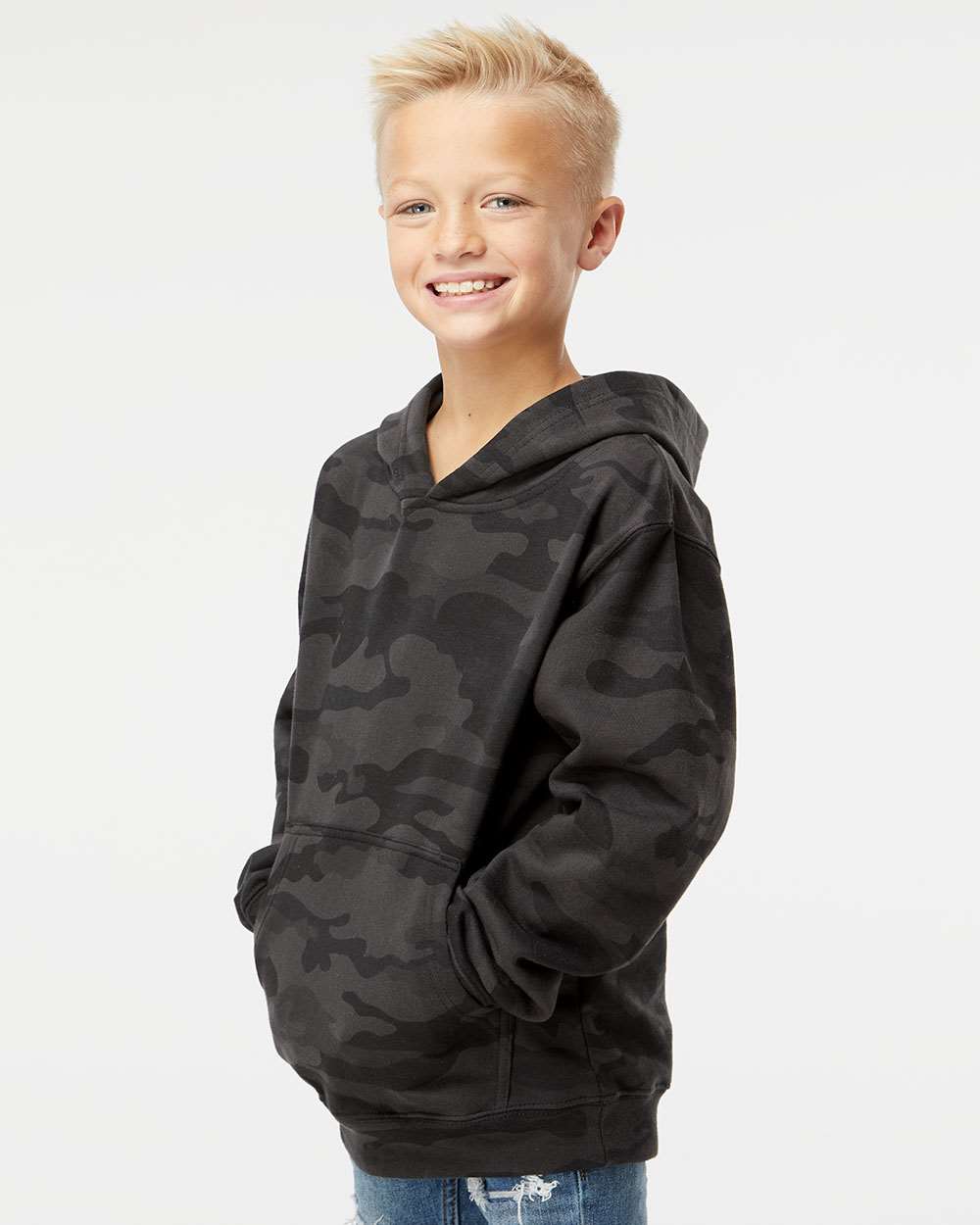 Independent Trading Co.-SS4001Y-Youth Midweight Hooded Sweatshirt - Image 12