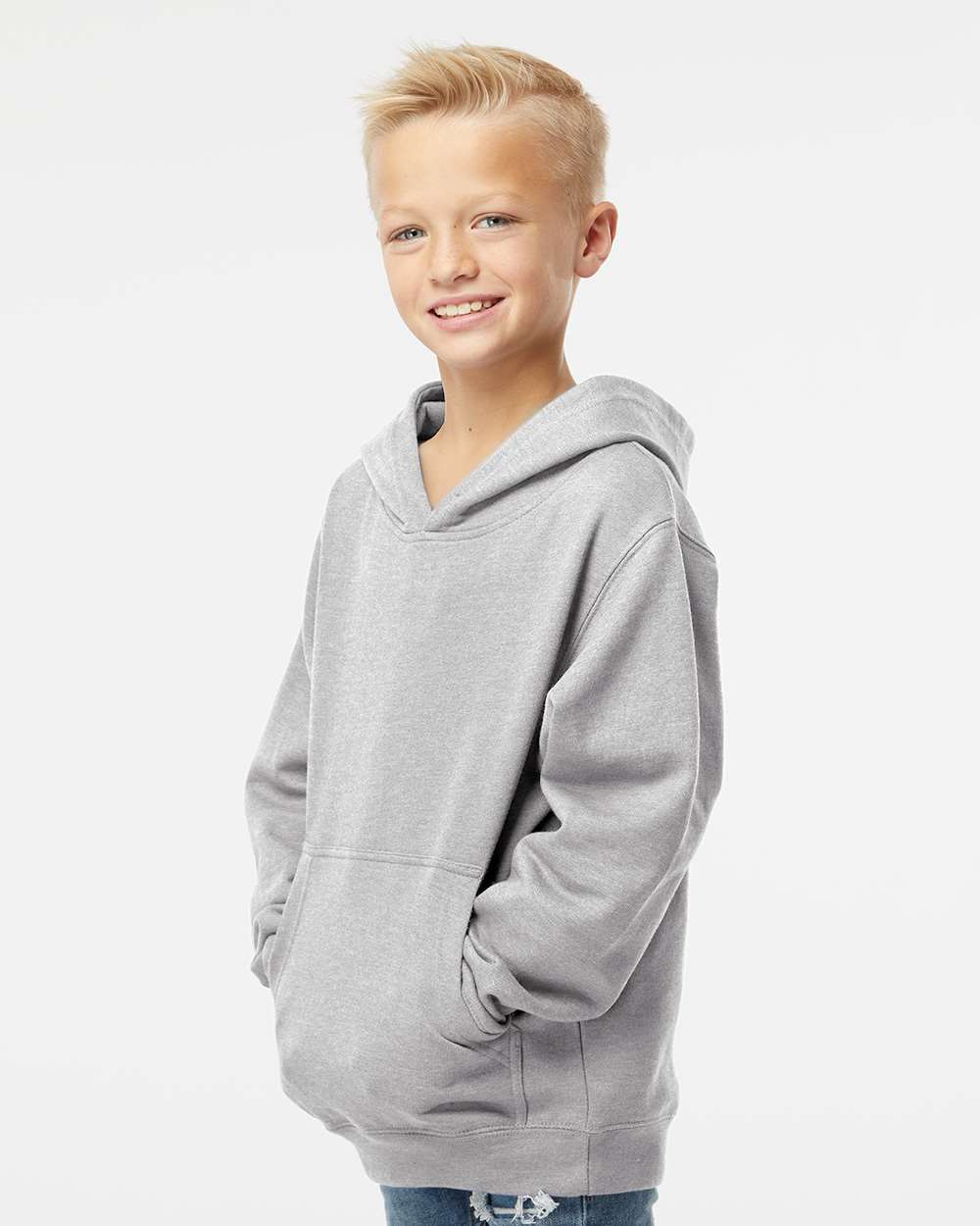 Independent Trading Co.-SS4001Y-Youth Midweight Hooded Sweatshirt - Image 35