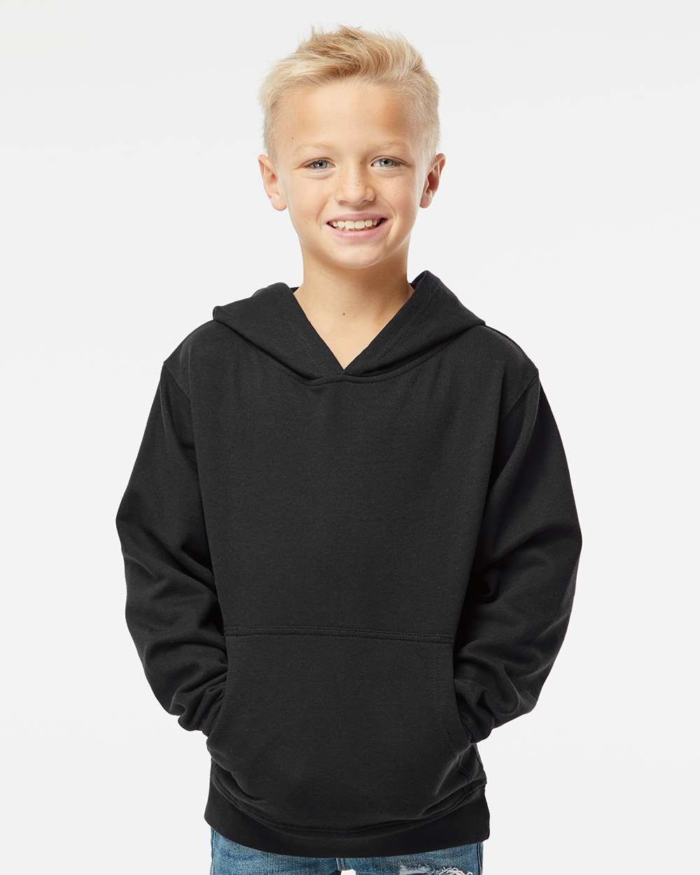 Independent Trading Co.-SS4001Y-Youth Midweight Hooded Sweatshirt - Image 5