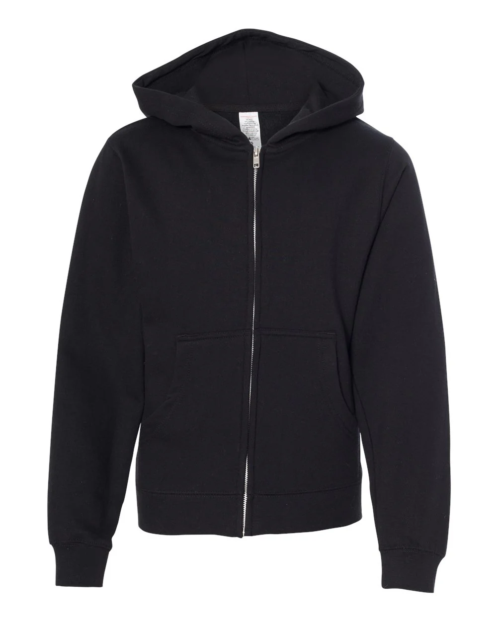 Independent Trading Co.-SS4001YZ-Youth Midweight Full-Zip Hooded Sweatshirt - Image 2