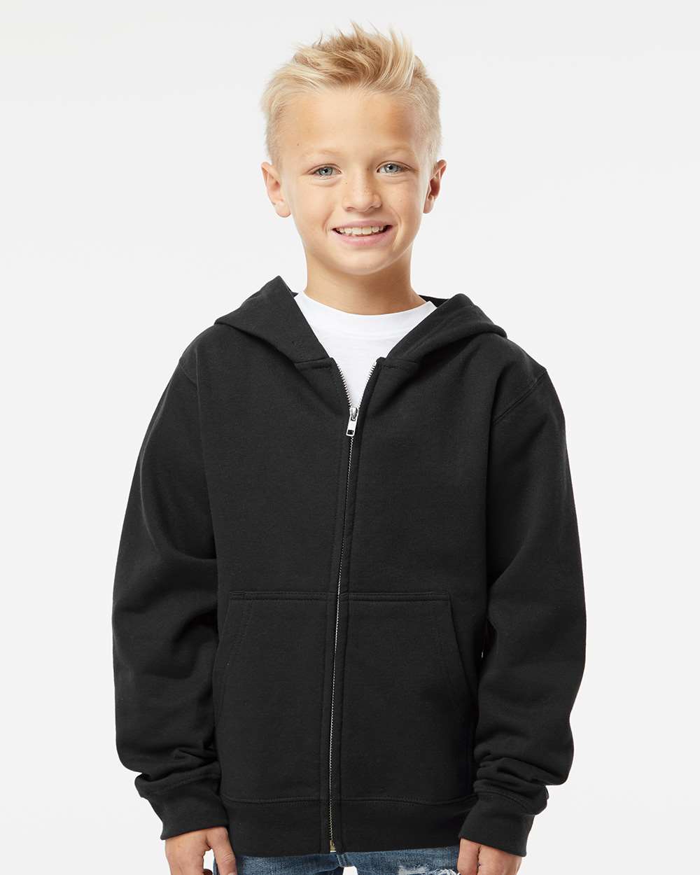 Independent Trading Co.-SS4001YZ-Youth Midweight Full-Zip Hooded Sweatshirt - Image 5