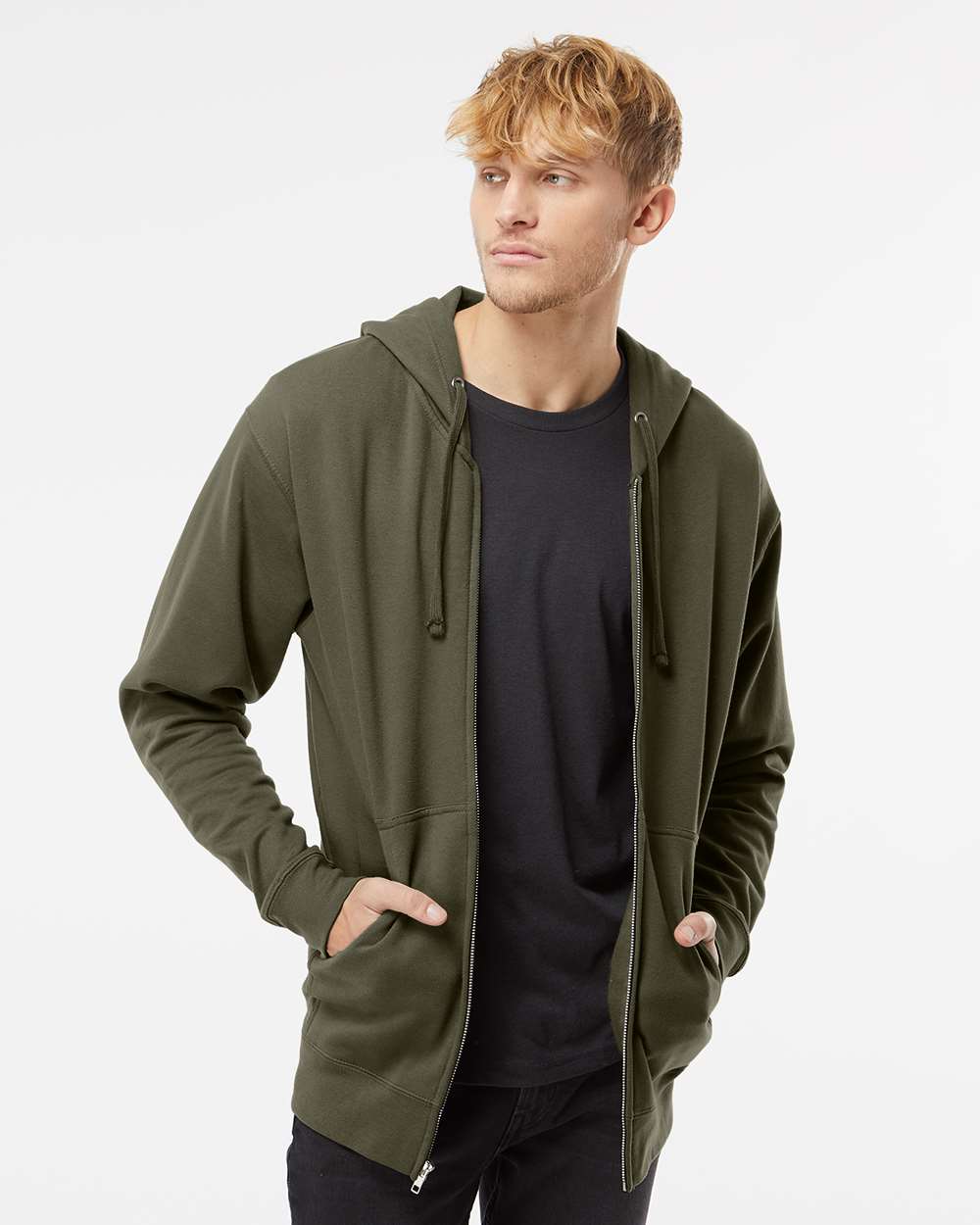 Independent Trading Co.-SS4500Z-Midweight Full-Zip Hooded Sweatshirt - Image 11