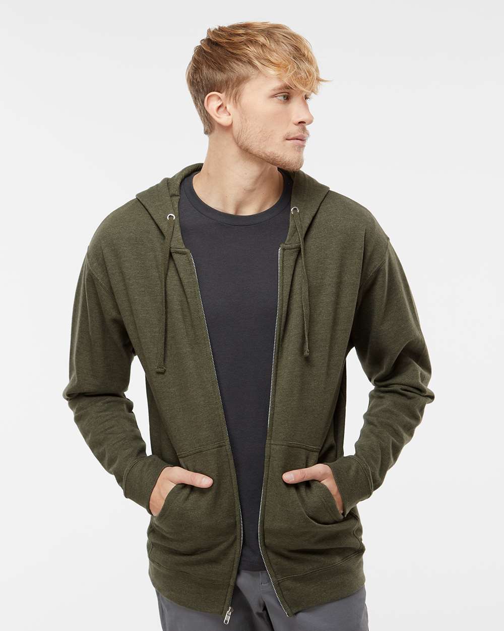 Independent Trading Co.-SS4500Z-Midweight Full-Zip Hooded Sweatshirt - Image 17