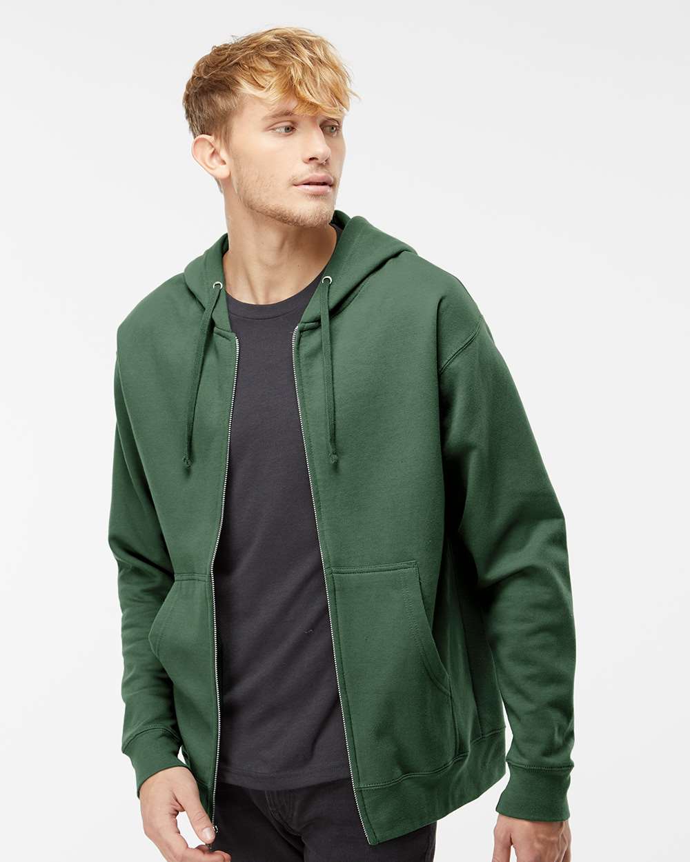 Independent Trading Co.-SS4500Z-Midweight Full-Zip Hooded Sweatshirt - Image 4