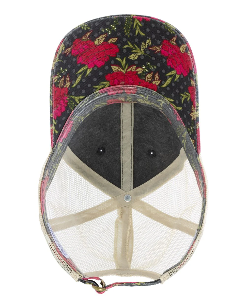 Infinity Her-JANET-Women's Printed Visor with Mesh Back Cap - Image 13