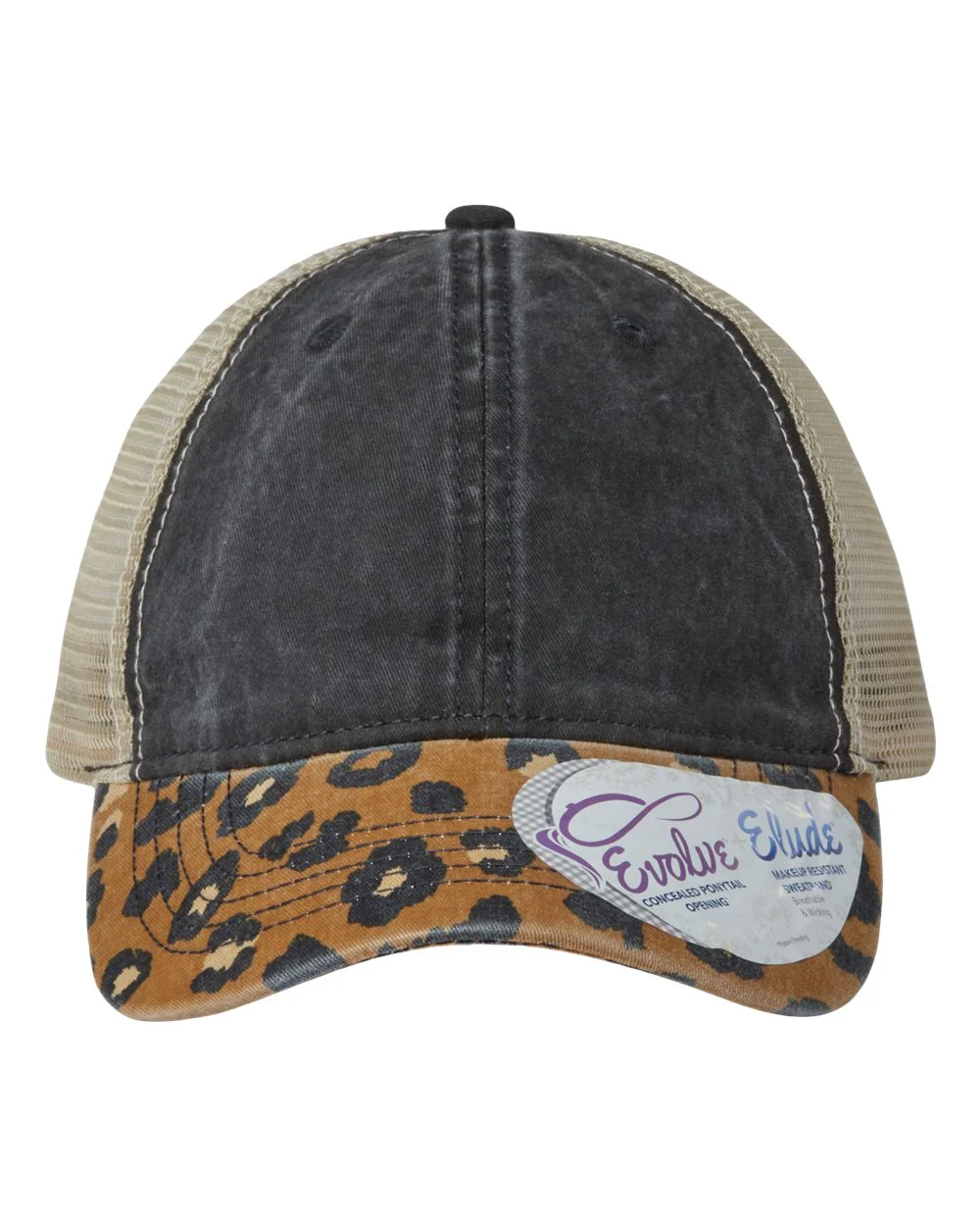 Infinity Her-JANET-Women's Printed Visor with Mesh Back Cap - Image 14