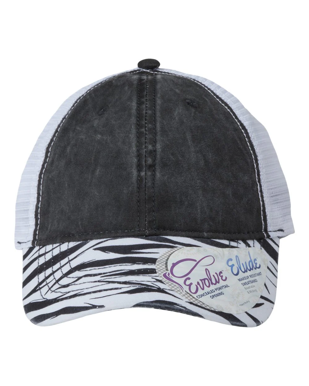 Infinity Her-JANET-Women's Printed Visor with Mesh Back Cap - Image 18