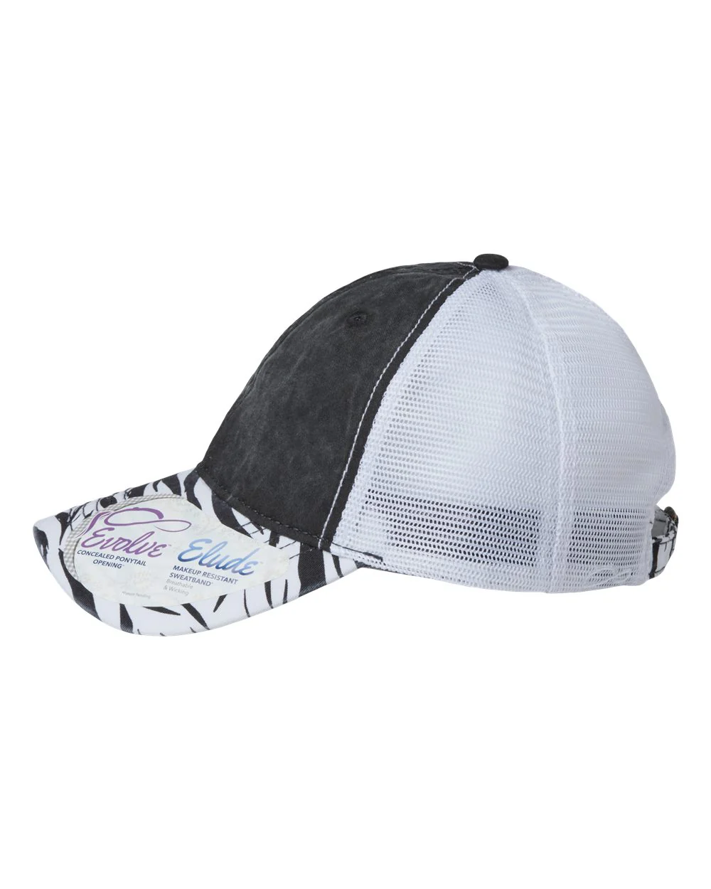 Infinity Her-JANET-Women's Printed Visor with Mesh Back Cap - Image 20