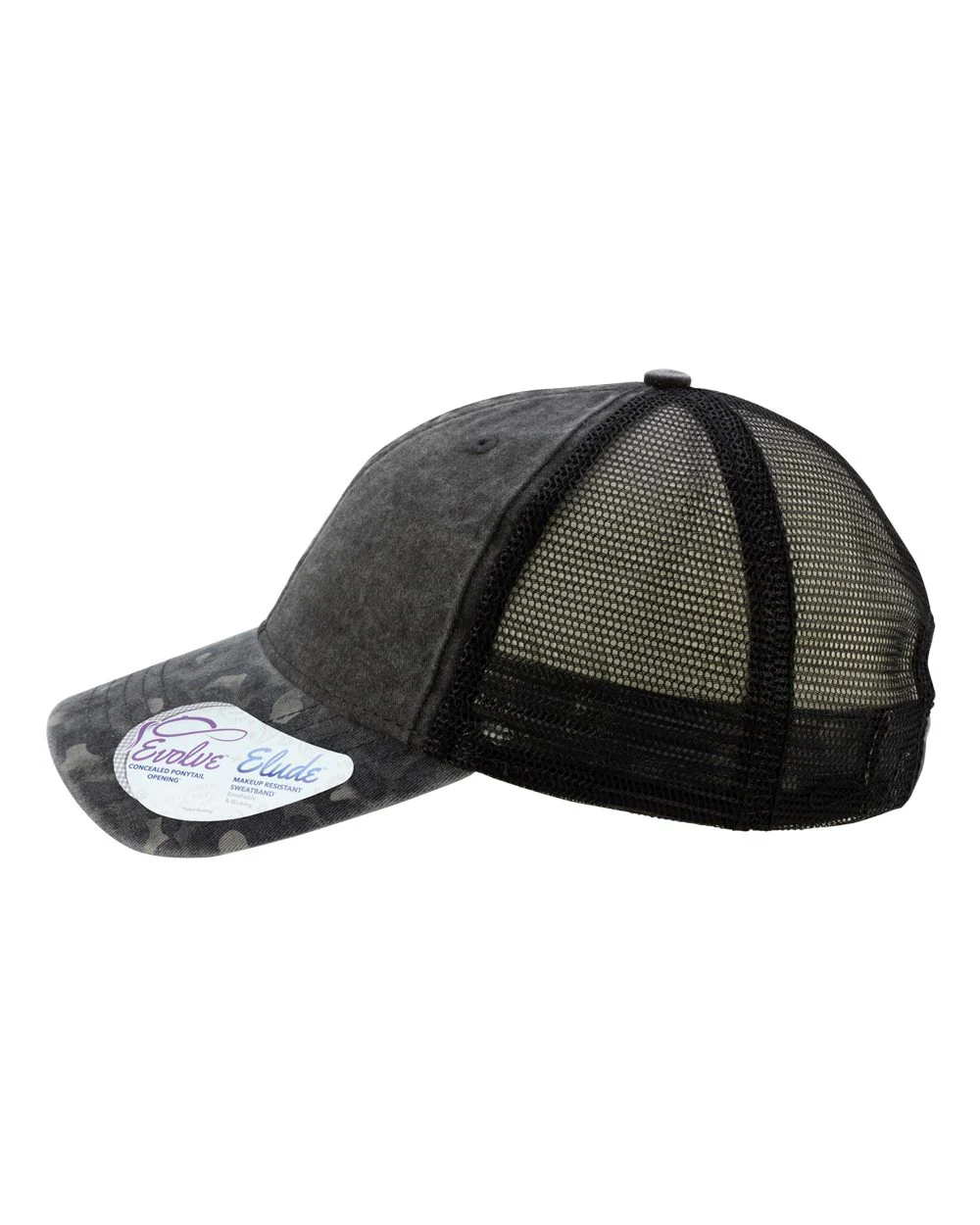 Infinity Her-JANET-Women's Printed Visor with Mesh Back Cap - Image 3
