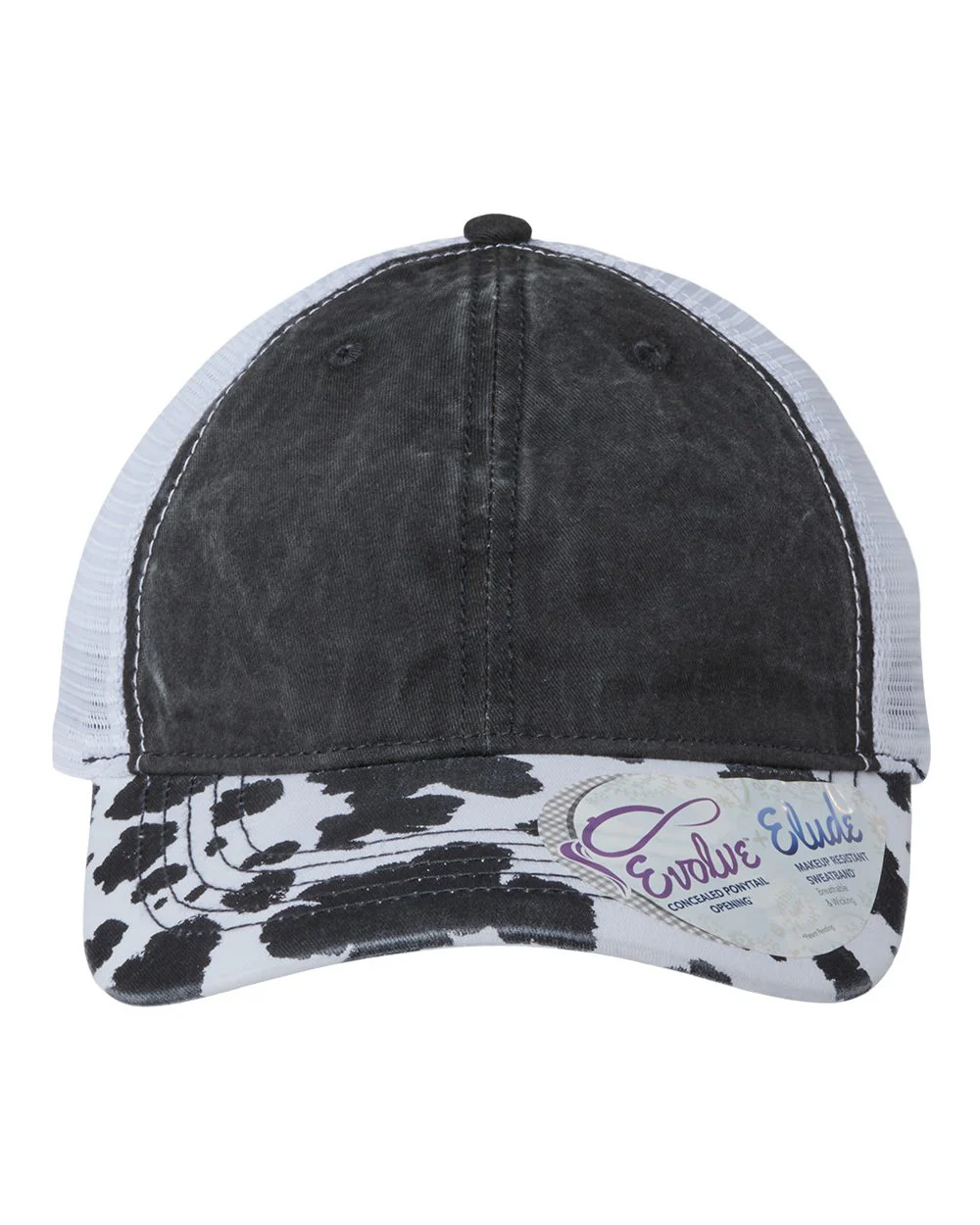 Infinity Her-JANET-Women's Printed Visor with Mesh Back Cap - Image 5