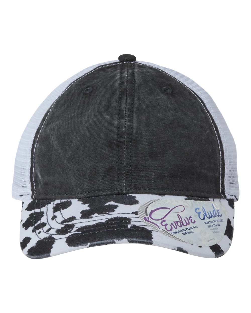 Infinity Her-JANET-Women's Printed Visor with Mesh Back Cap - Image 6
