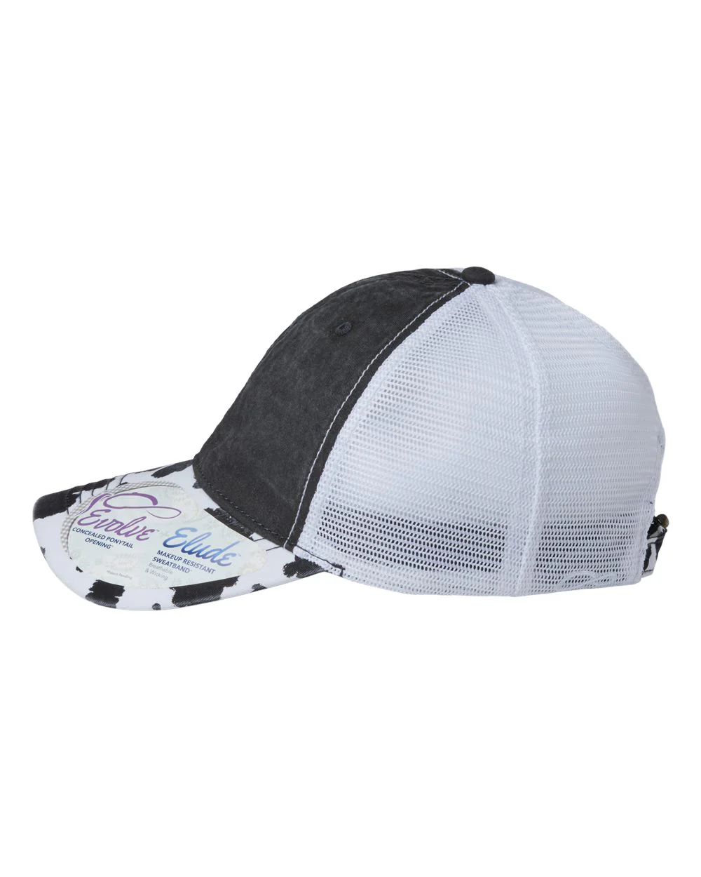 Infinity Her-JANET-Women's Printed Visor with Mesh Back Cap - Image 8