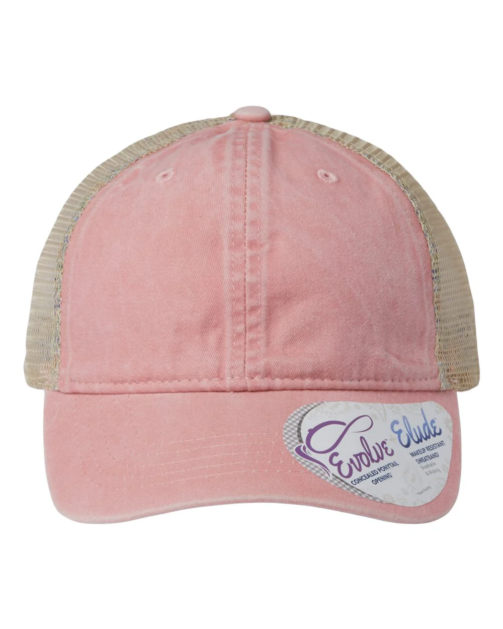 Infinity Her-TESS-Women's Washed Mesh-Back Cap - Image 14