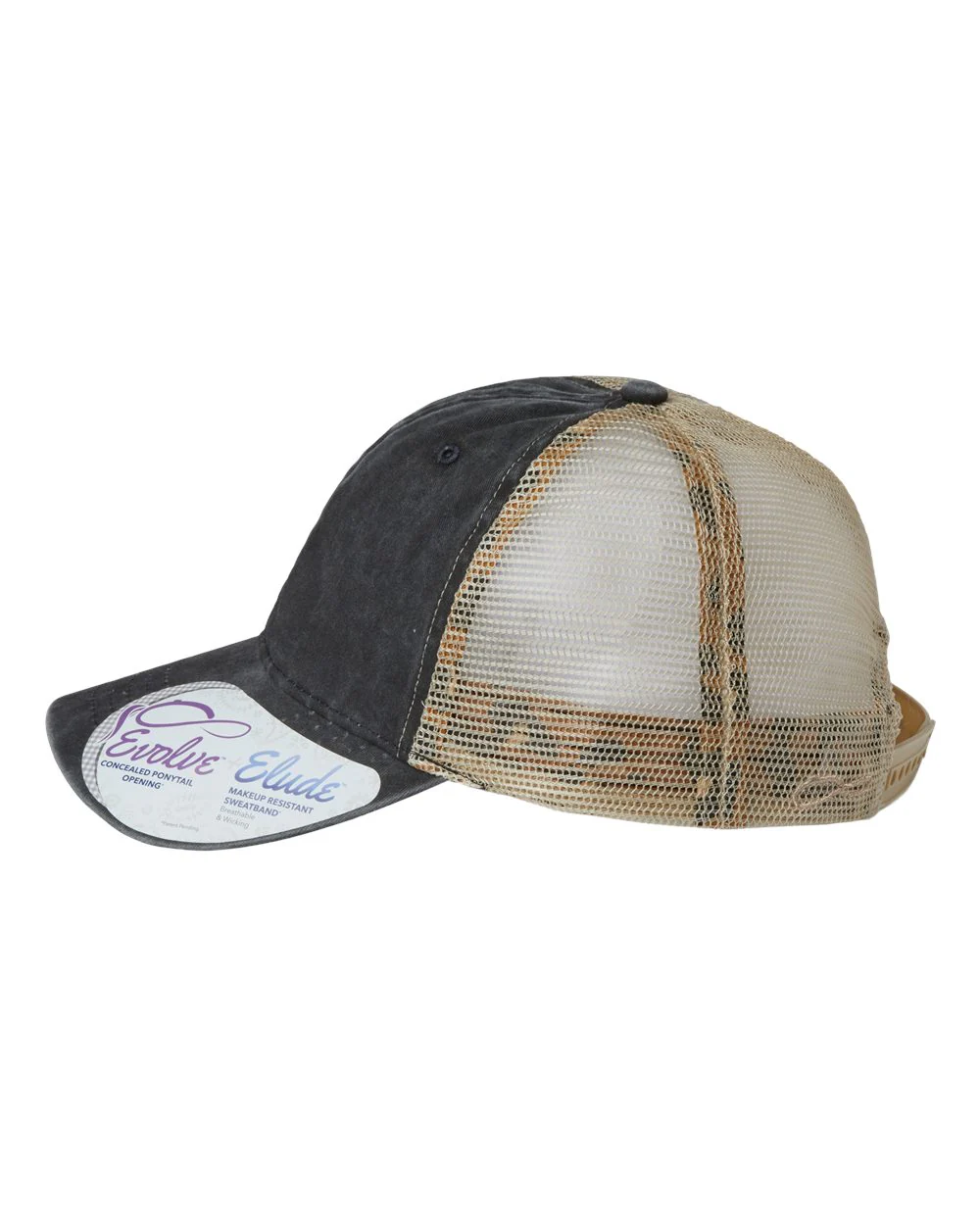 Infinity Her-TESS-Women's Washed Mesh-Back Cap - Image 3