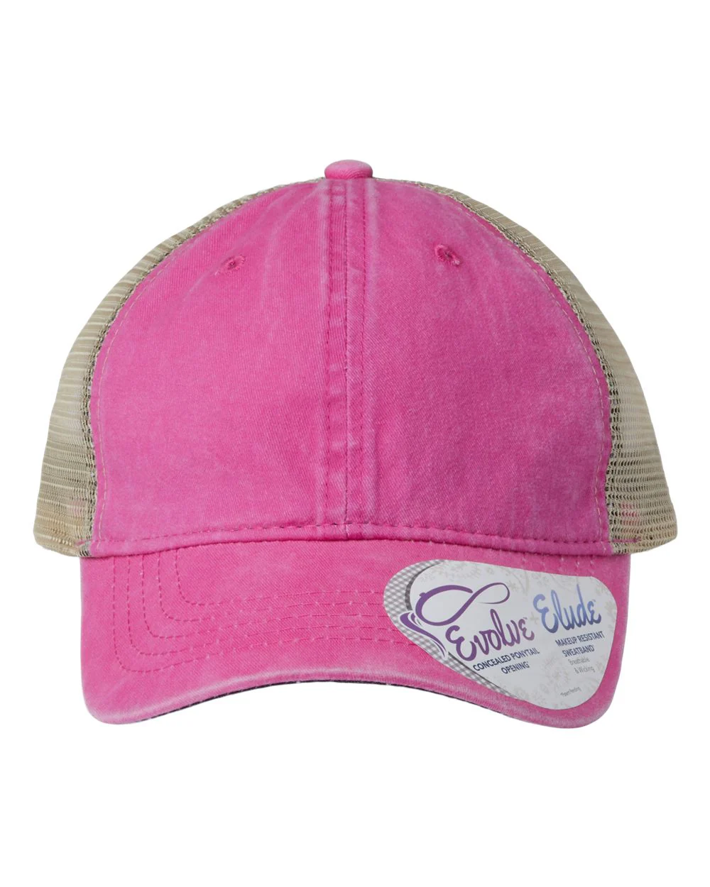 Infinity Her-TESS-Women's Washed Mesh-Back Cap - Image 38