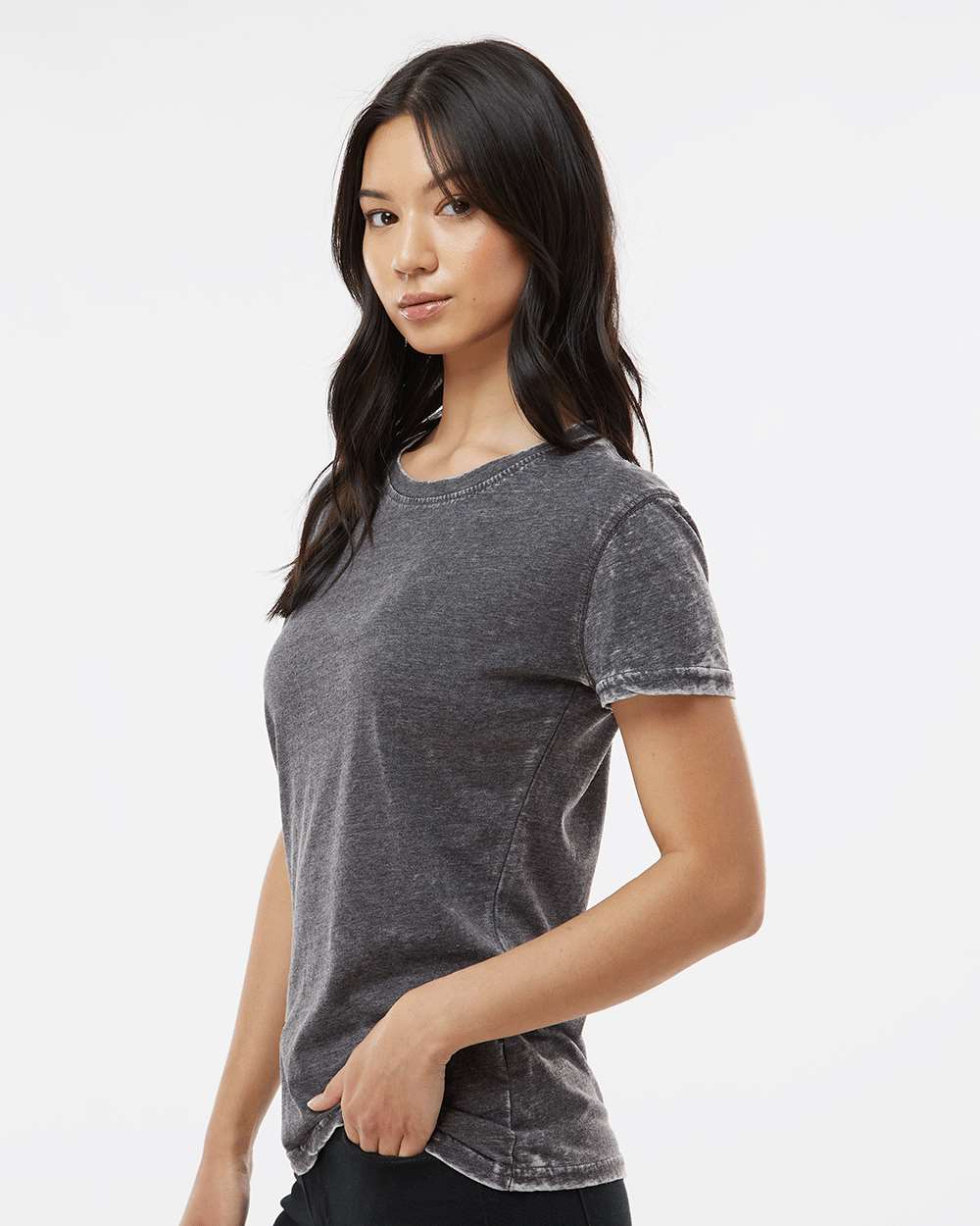 J. America-8116-Women’s Zen Jersey T-Shirt - Image 12
