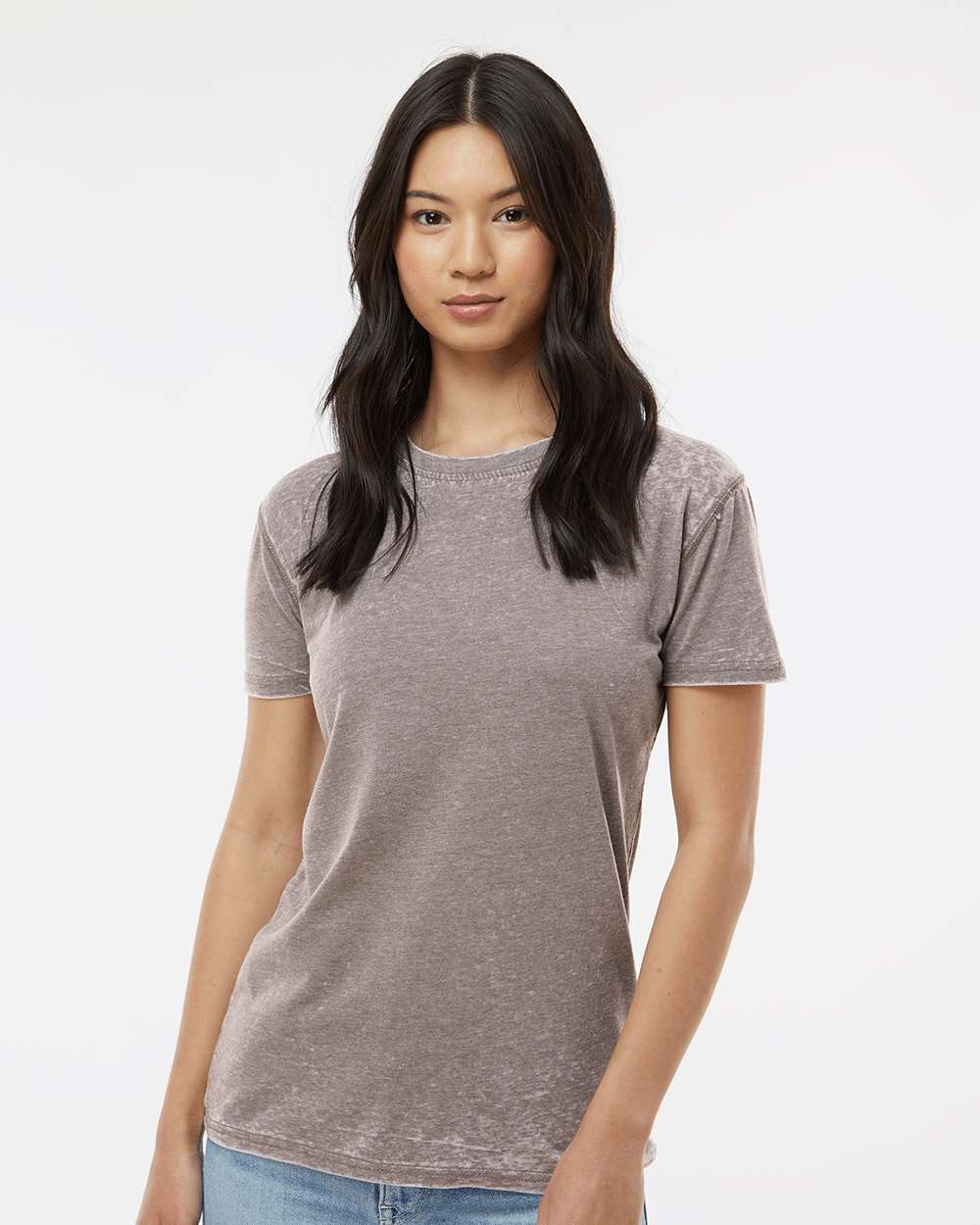 J. America-8116-Women’s Zen Jersey T-Shirt - Image 4