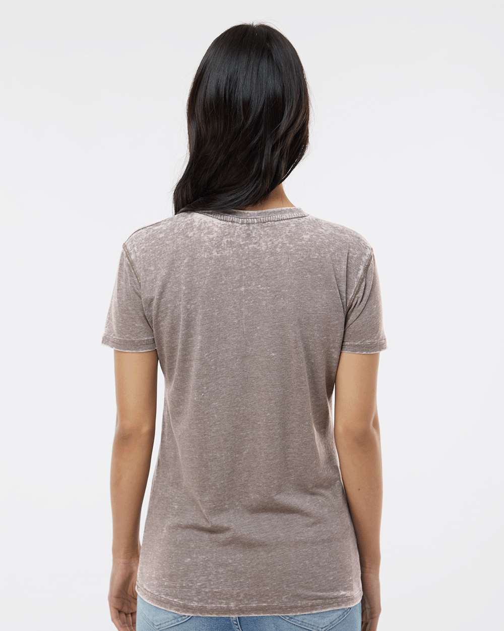J. America-8116-Women’s Zen Jersey T-Shirt - Image 6