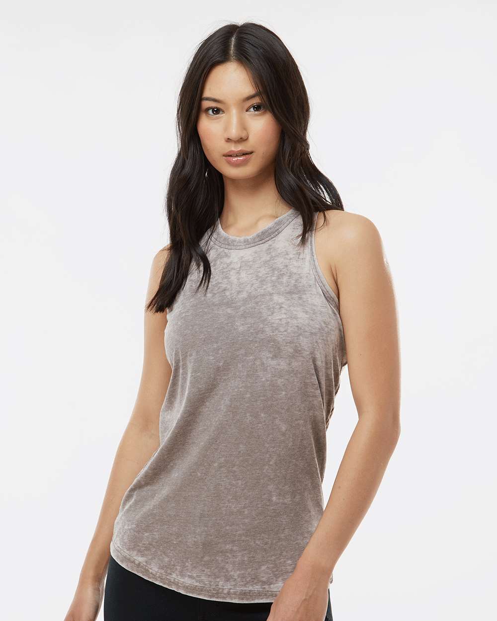 J. America-8117-Women’s Zen Jersey Tank Top - Image 4