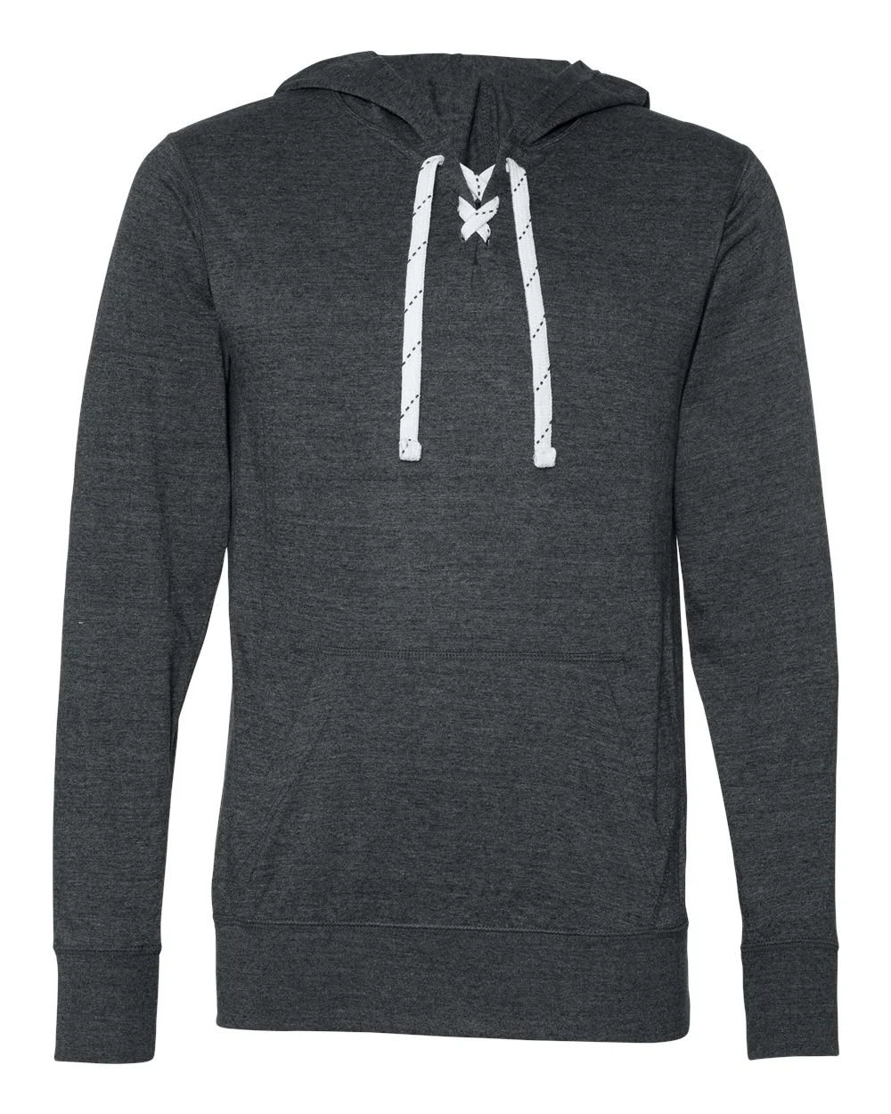 J. America-8231-Jersey Sport Lace Hooded Pullover - Image 8