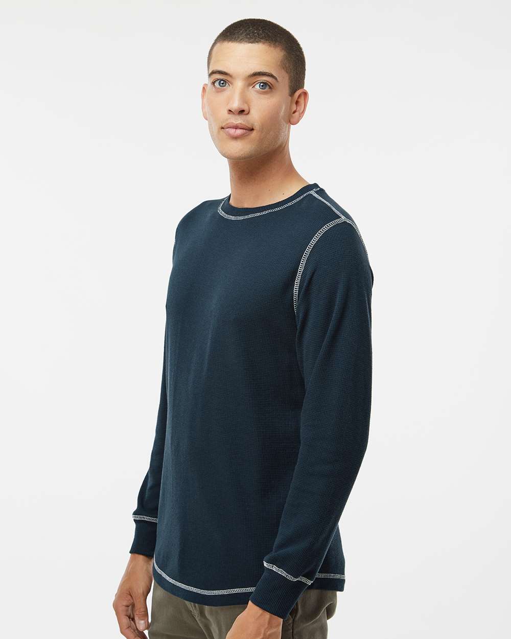 J. America-8238-Vintage Thermal Long Sleeve T-Shirt - Image 31