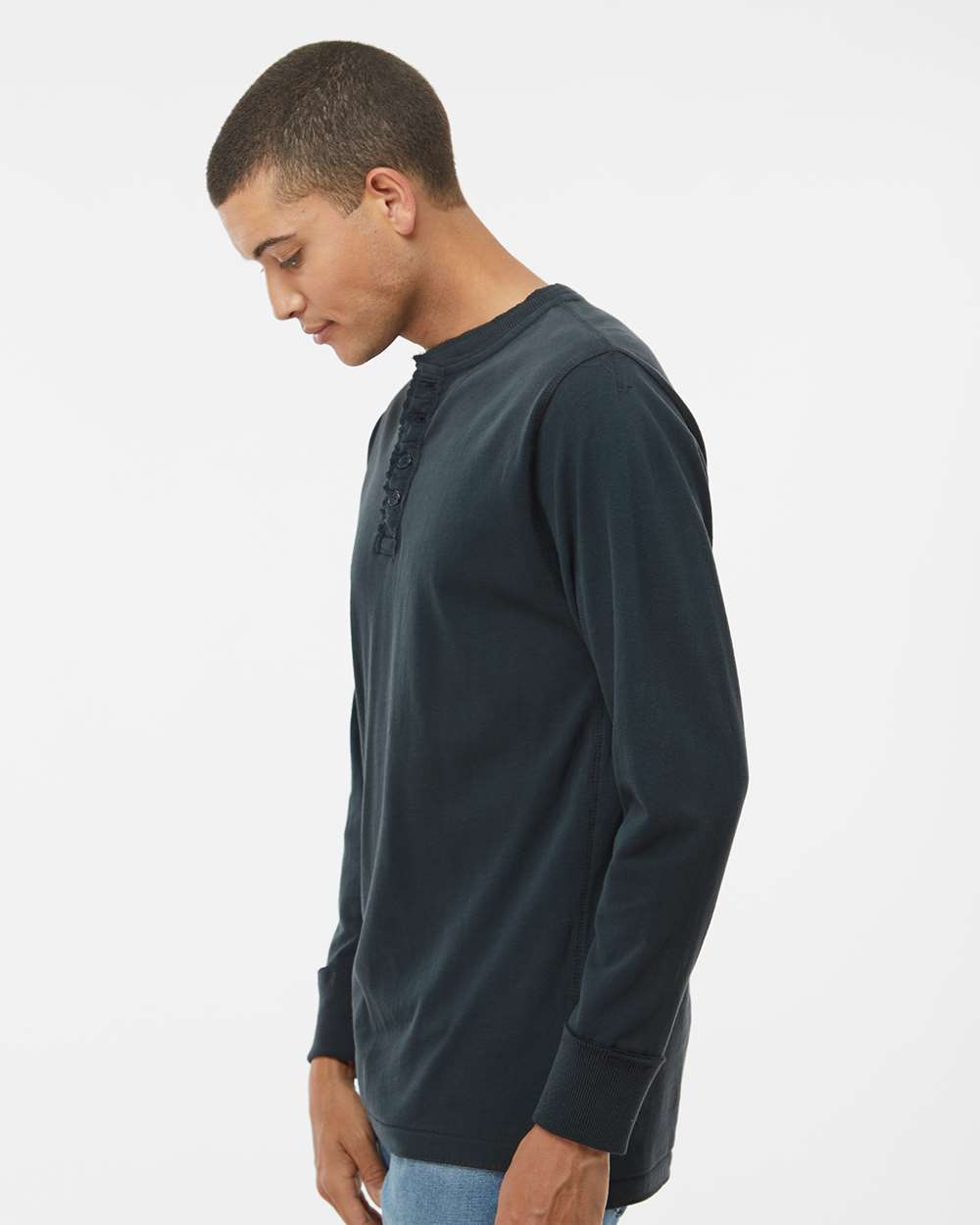 J. America-8244-Vintage Brushed Jersey Henley - Image 19