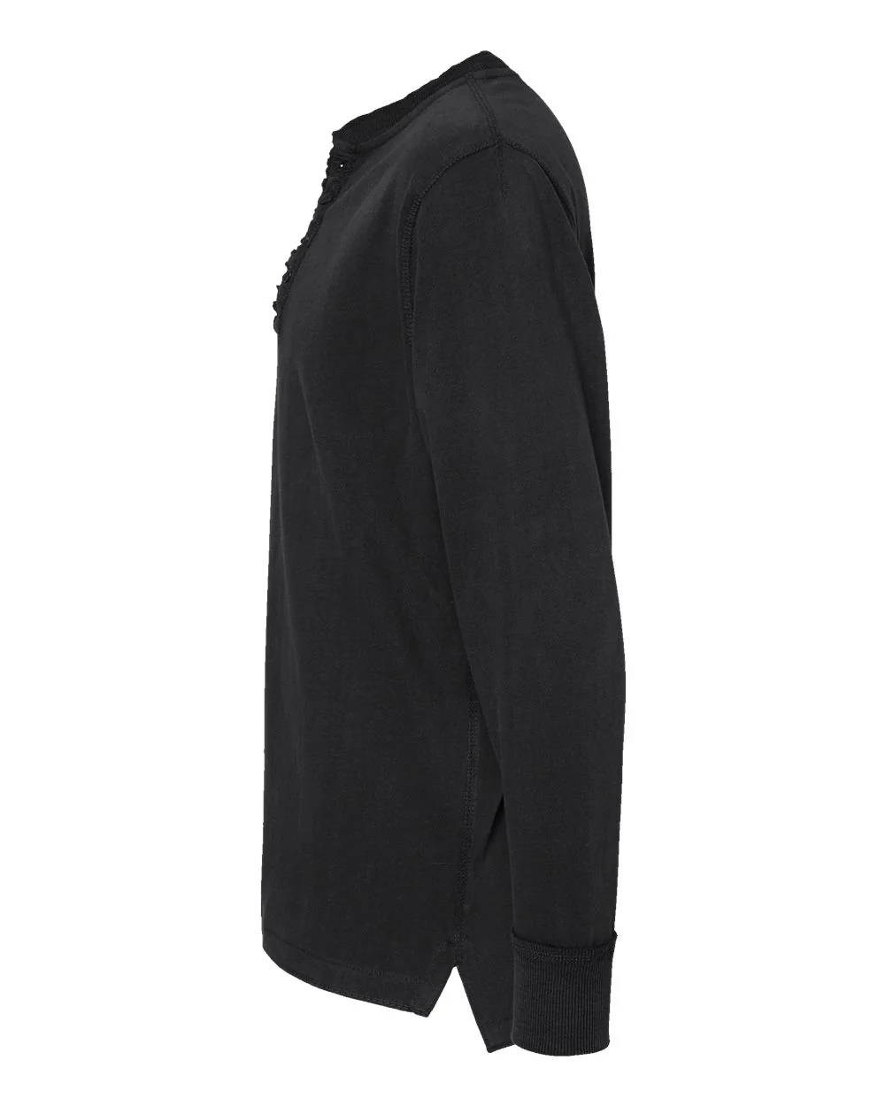 J. America-8244-Vintage Brushed Jersey Henley - Image 3